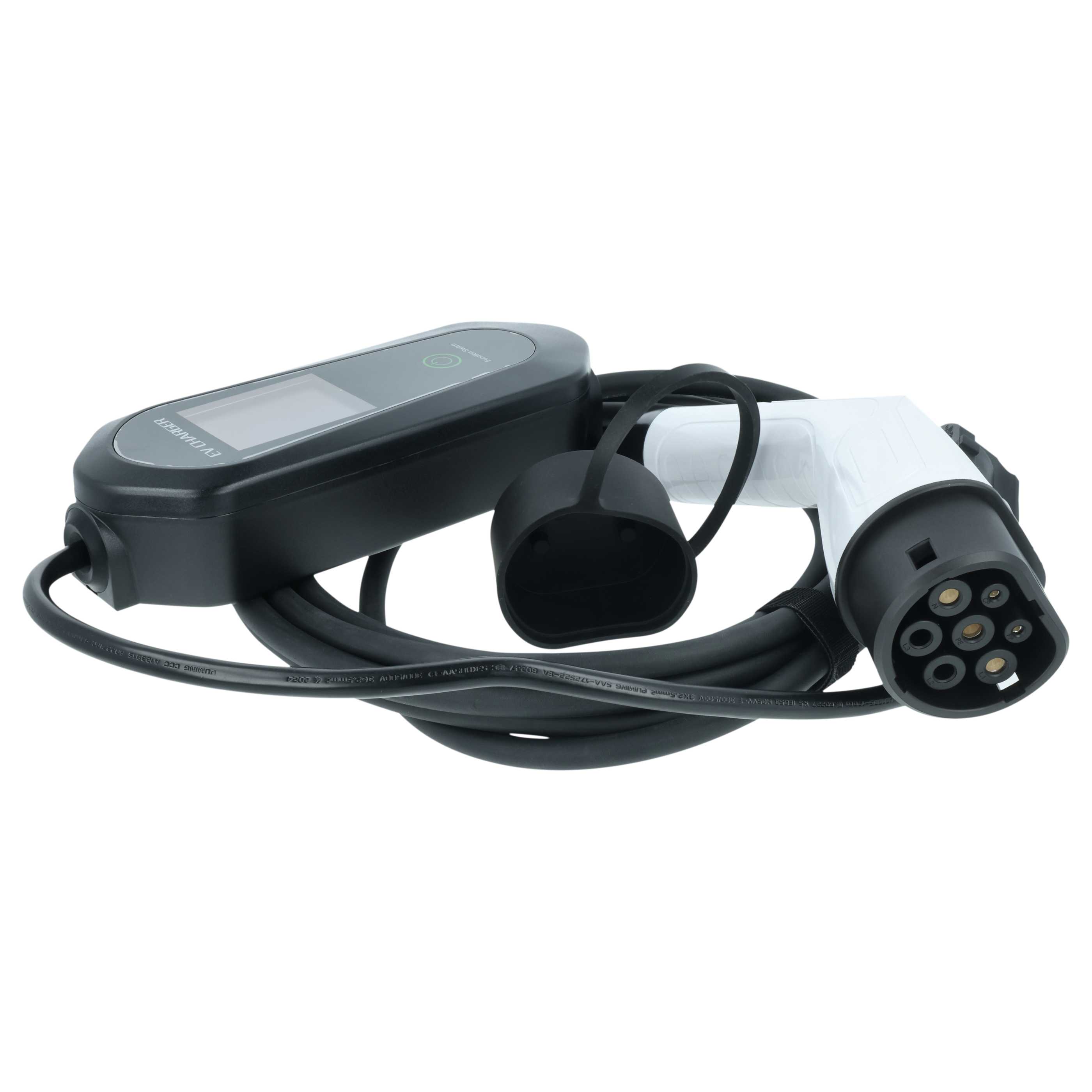 E-Auto Schuko Ladekabel Typ 2 zu Steckdose (230 V) - 16 A 1-phasig, 3,5 kW, 5 m