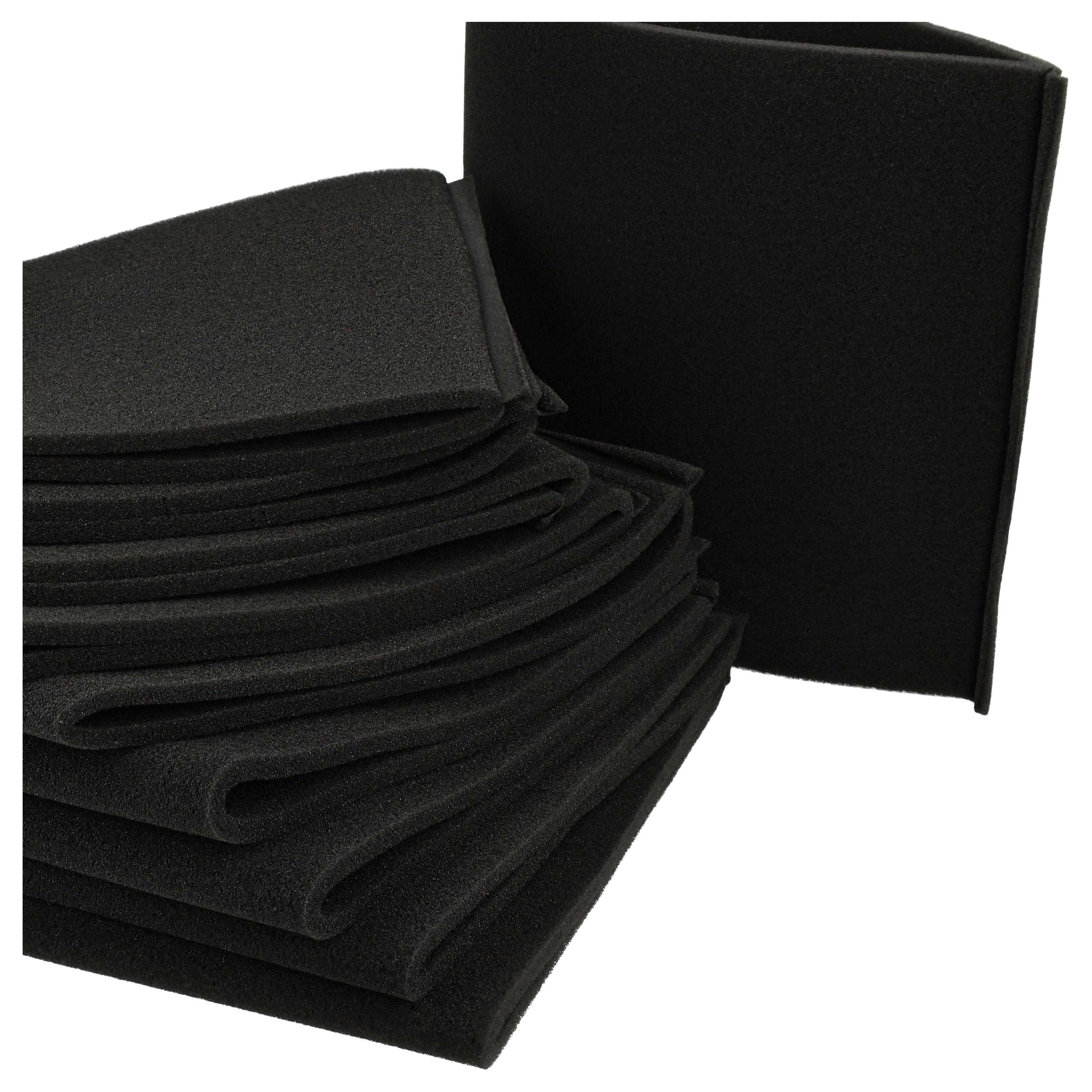 10x foam filter replaces Einhell 2351136, 23.511.36, 23.511.32, 2351132, 23.511.30 for Kress Vacuum Cleaner
