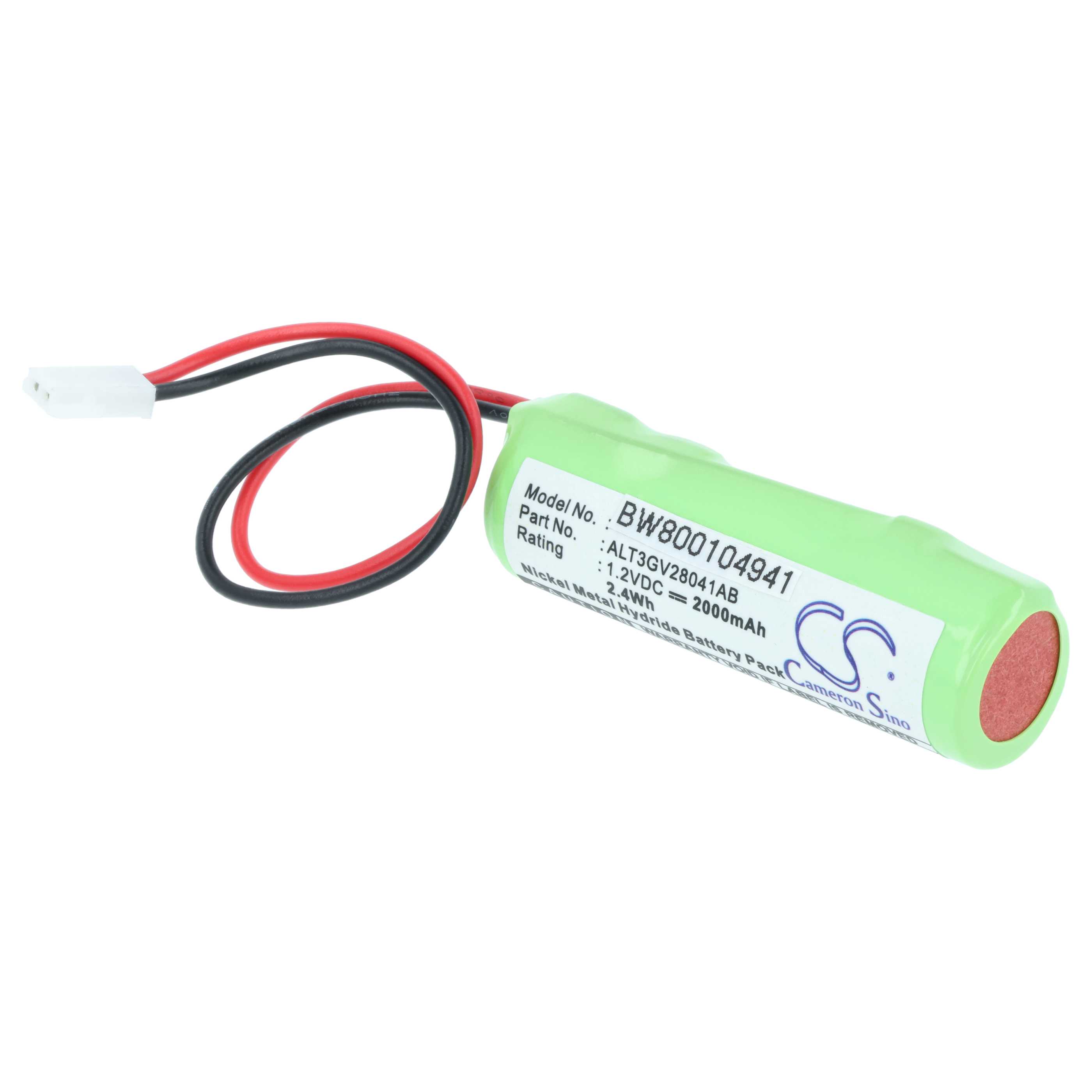 Batterie remplace Alcatel 3MG27109AA, ALT3GV28041AB, 3GV28041AB pour téléphone Alcatel - 2000mAh 1,2V NiMH