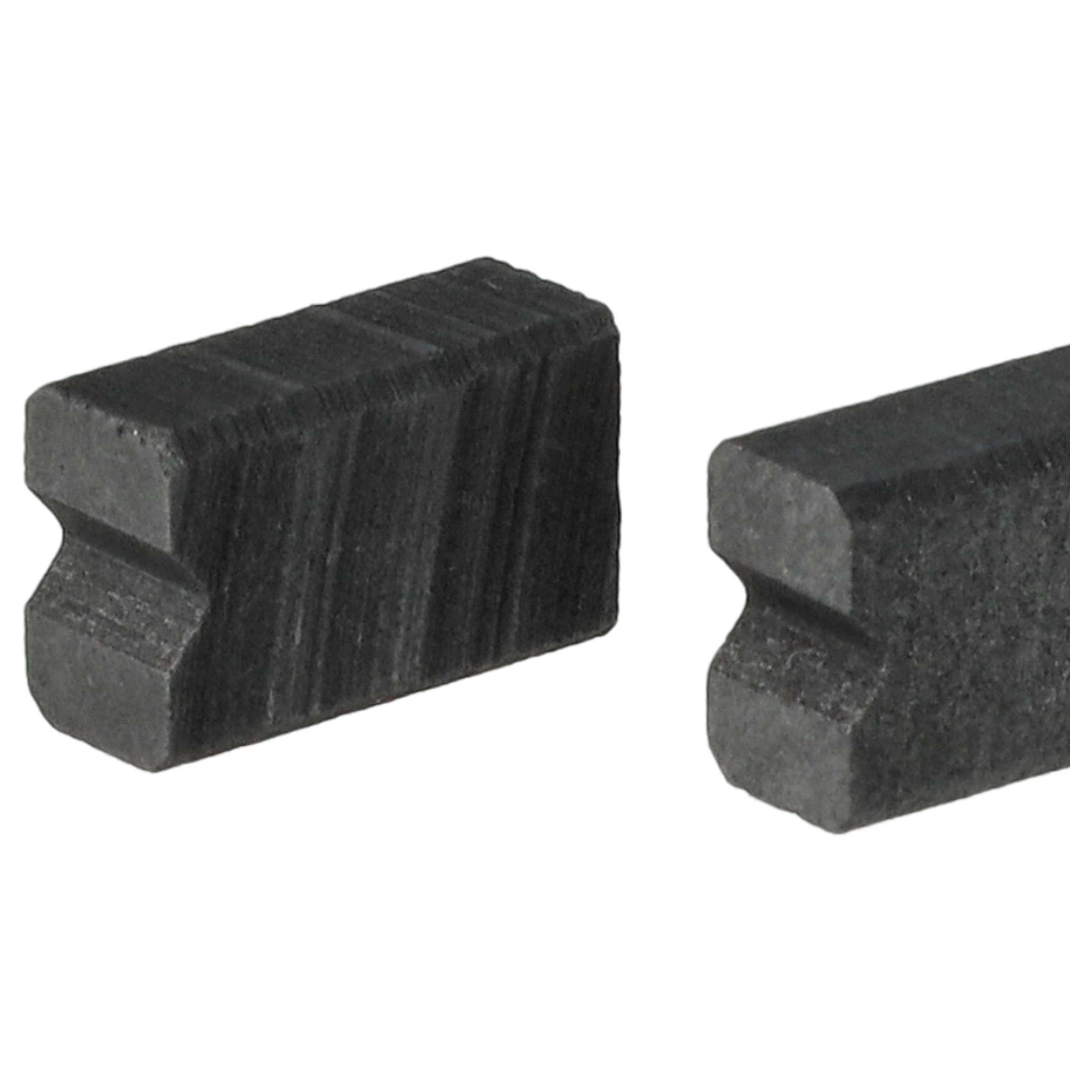4x Carbon Brush Suitable for Bosch / Saeco / Siemens Jura Electric Power Tool - 6.25 x 4 x 10 mm