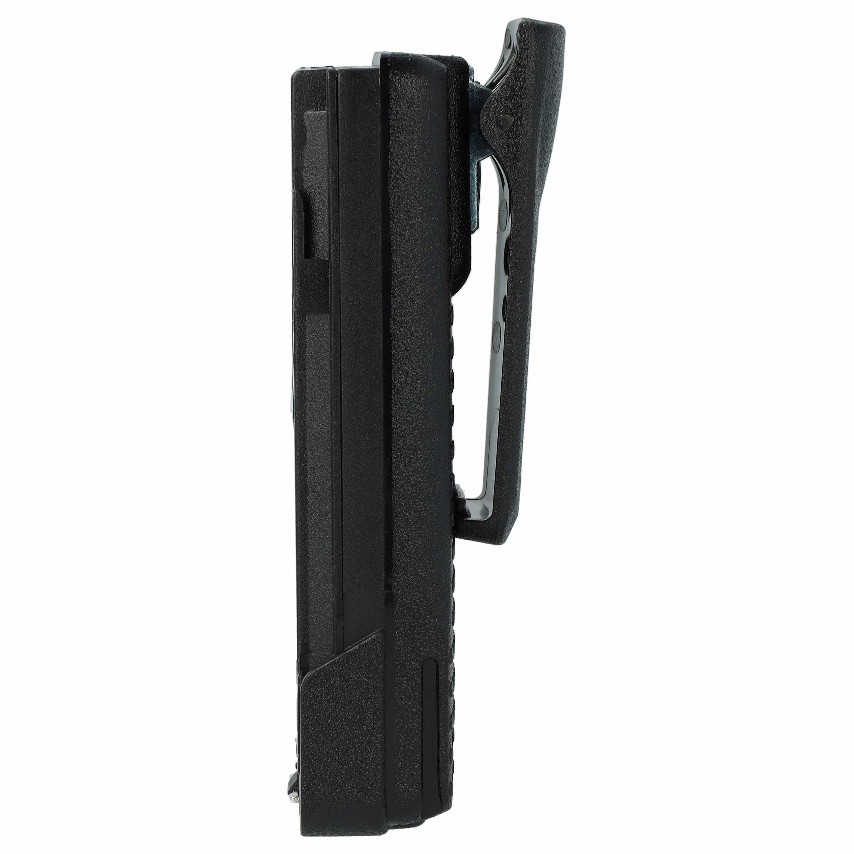 Radio 5x Battery replaces Motorola PMNN4406, PMNN4406BR, PMNN4409 - 2600 mAh 7.4 V Li-Ion + Belt Clip
