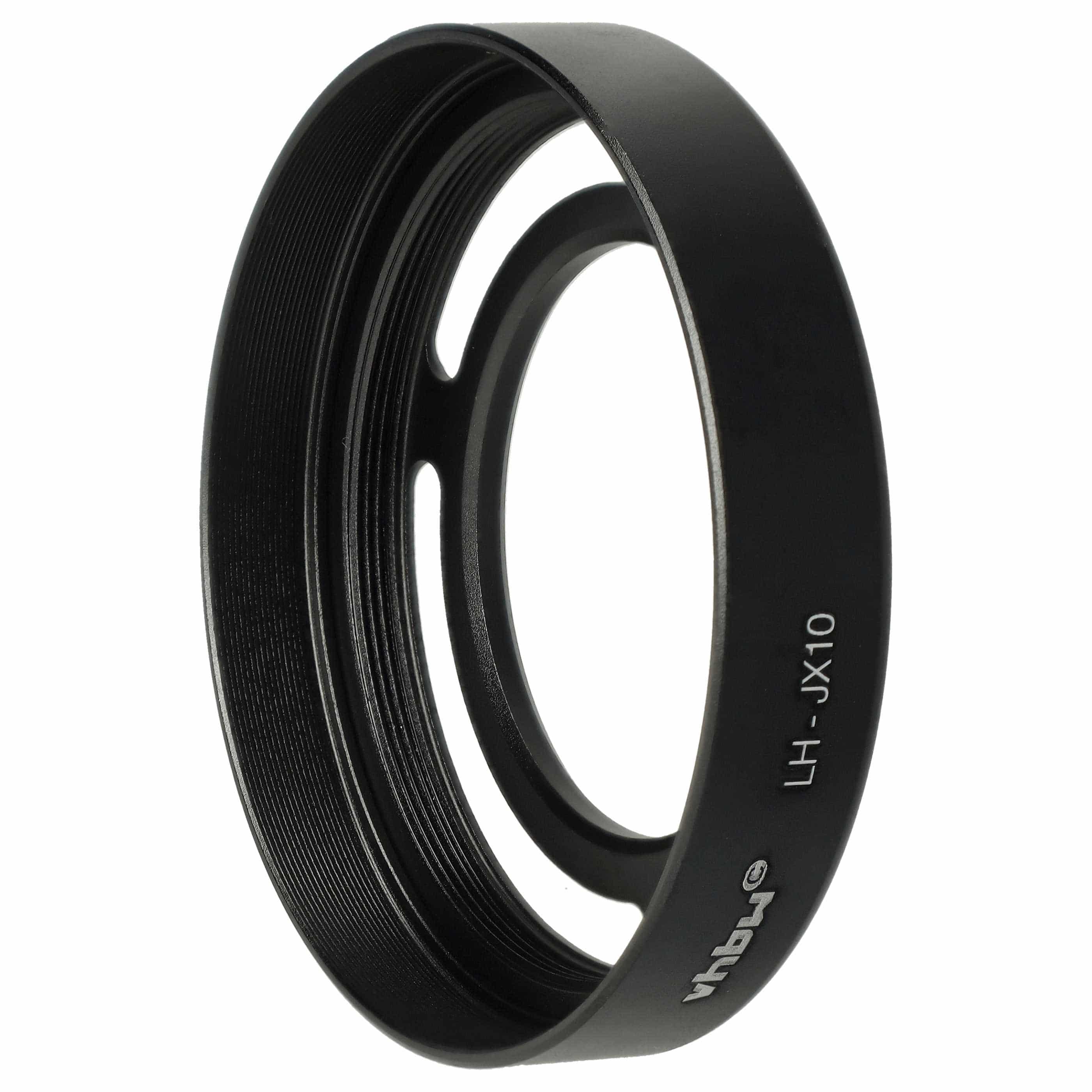 Lens Hood replaces Fuji Fujifilm LH-X10 for Fujifilm Lens with 52 mm Diameter, metal, black