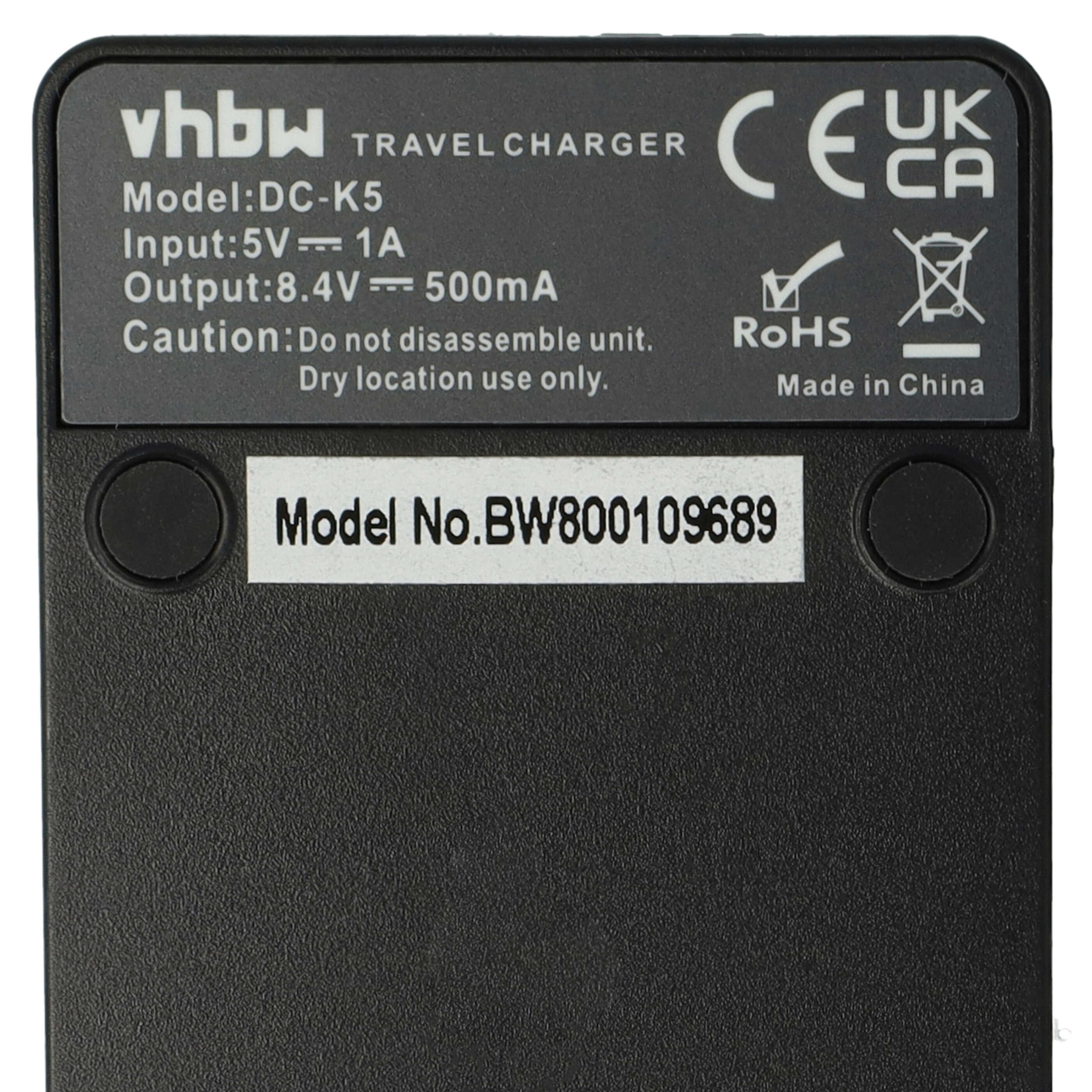 Battery Charger suitable for K-70 Camera etc. - 0.5 A, 8.4 V