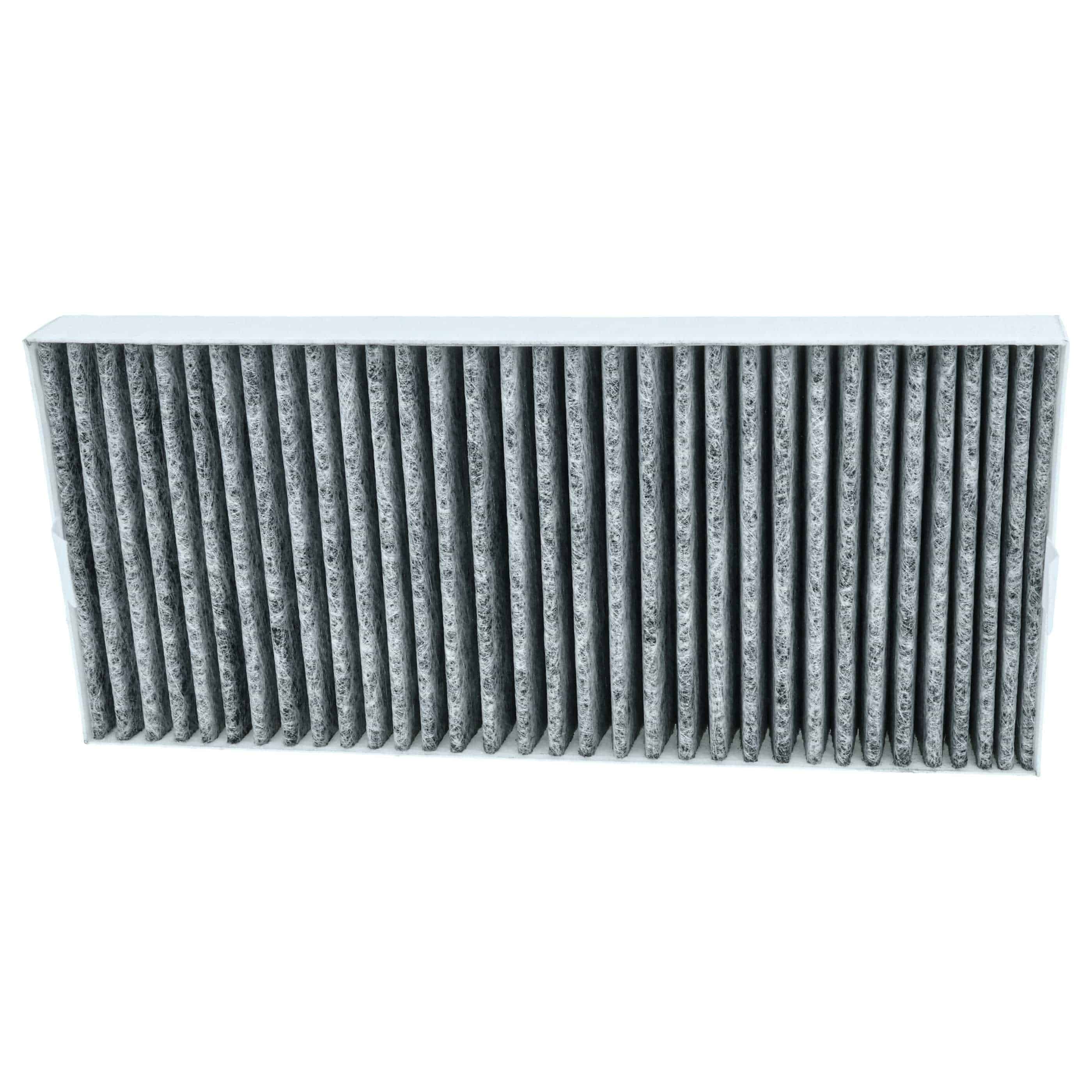 2x Filtres à charbon actif remplace Miele DKF 35-P, 20228037 pour hotte Miele