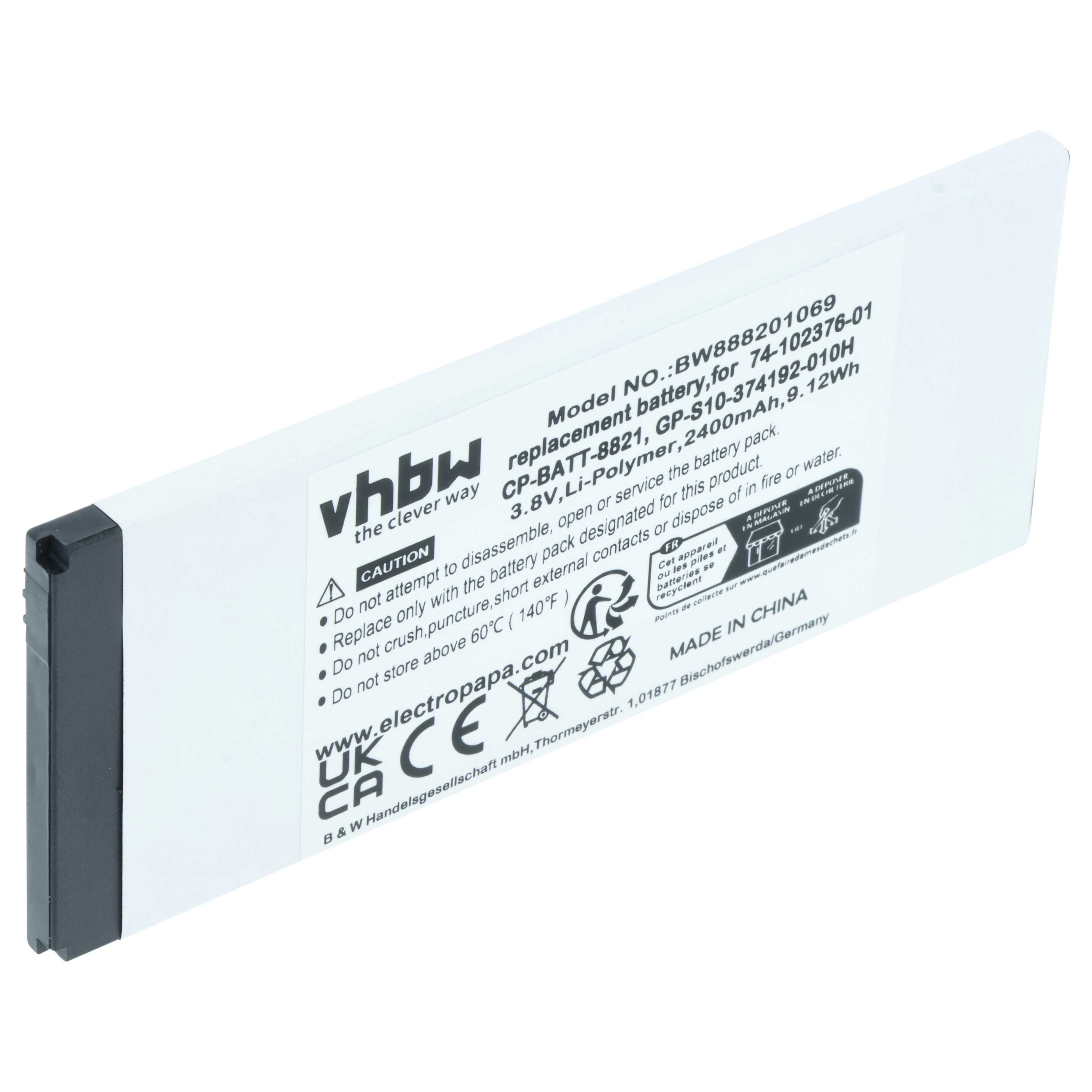 Akumulator do telefonu smartfona zamiennik Cisco 74-102376-01, CP-BATT-8821 - 2400 mAh 3,8 V LiPo