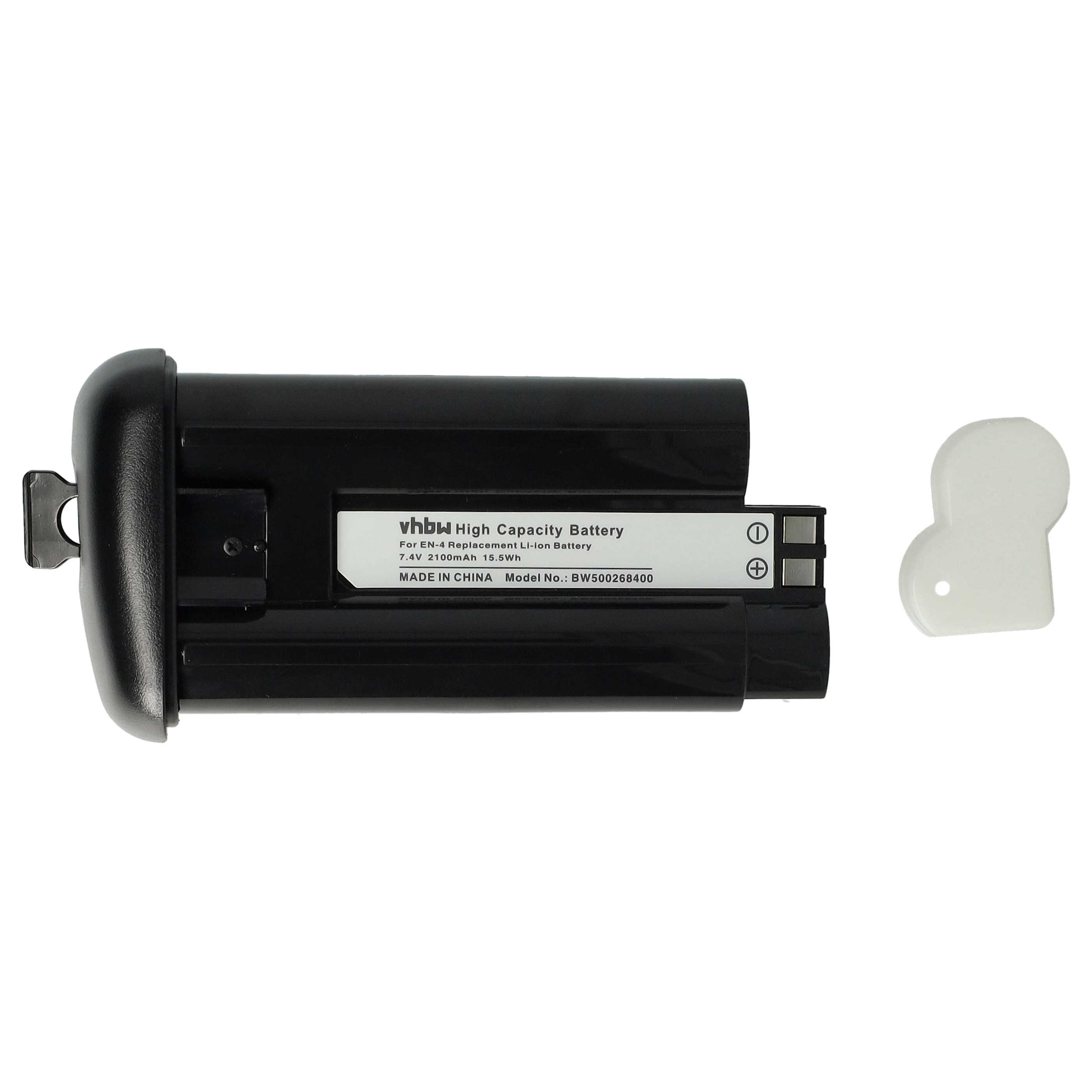 2x Battery replaces Nikon EN-4 - 1800mAh, 7.2V, Li-Ion