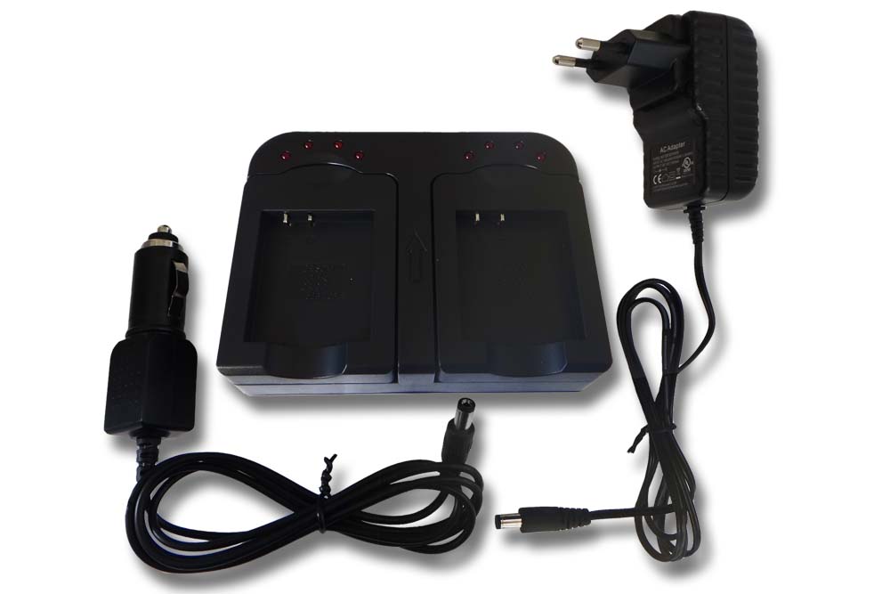Battery Charger suitable for Pentax Digital Camera - 0.5 / 0.9 A, 4.2/8.4 V