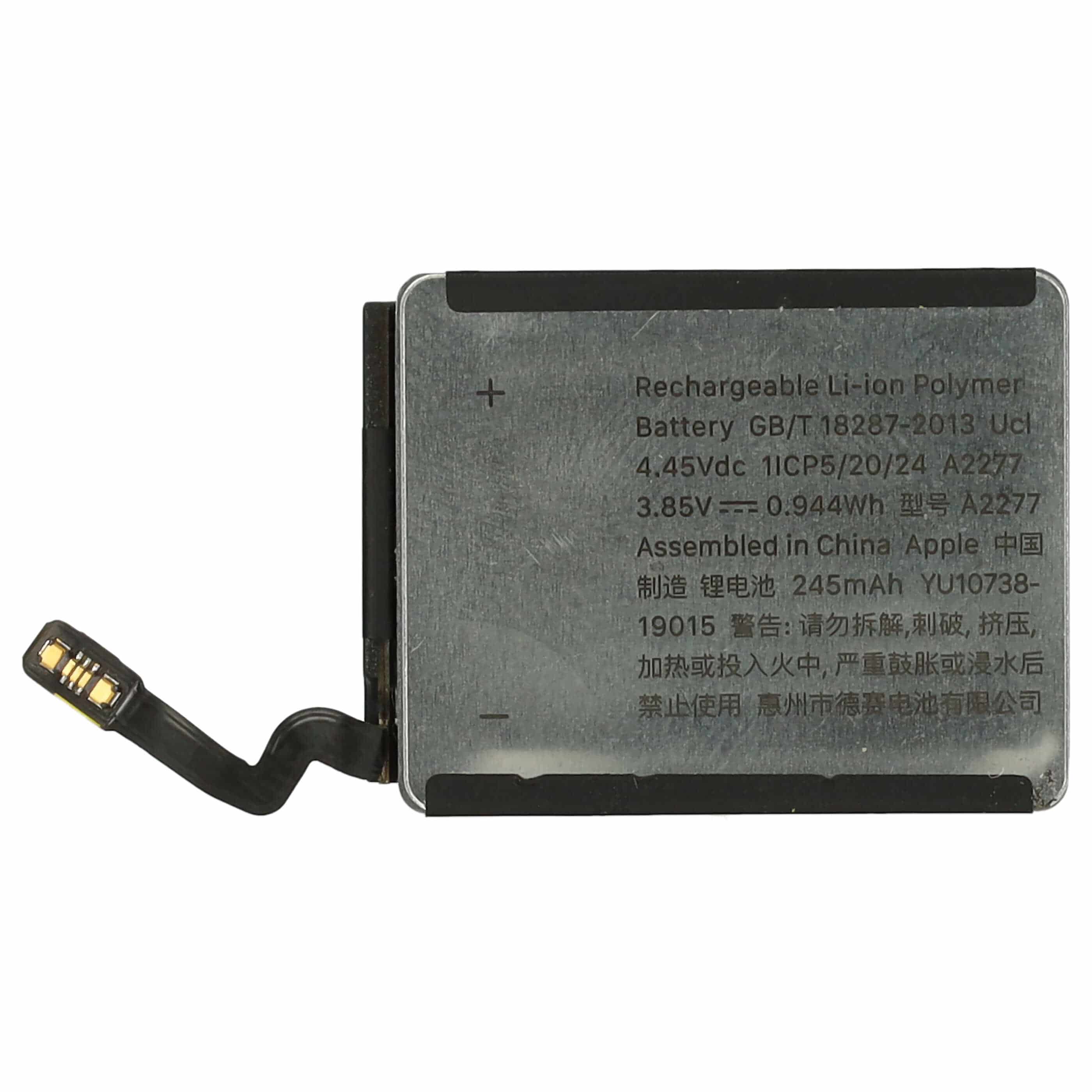 Smartwatch-Akku als Ersatz für Apple A2277 - 245mAh 3,85V Li-Polymer + Werkzeug-Set