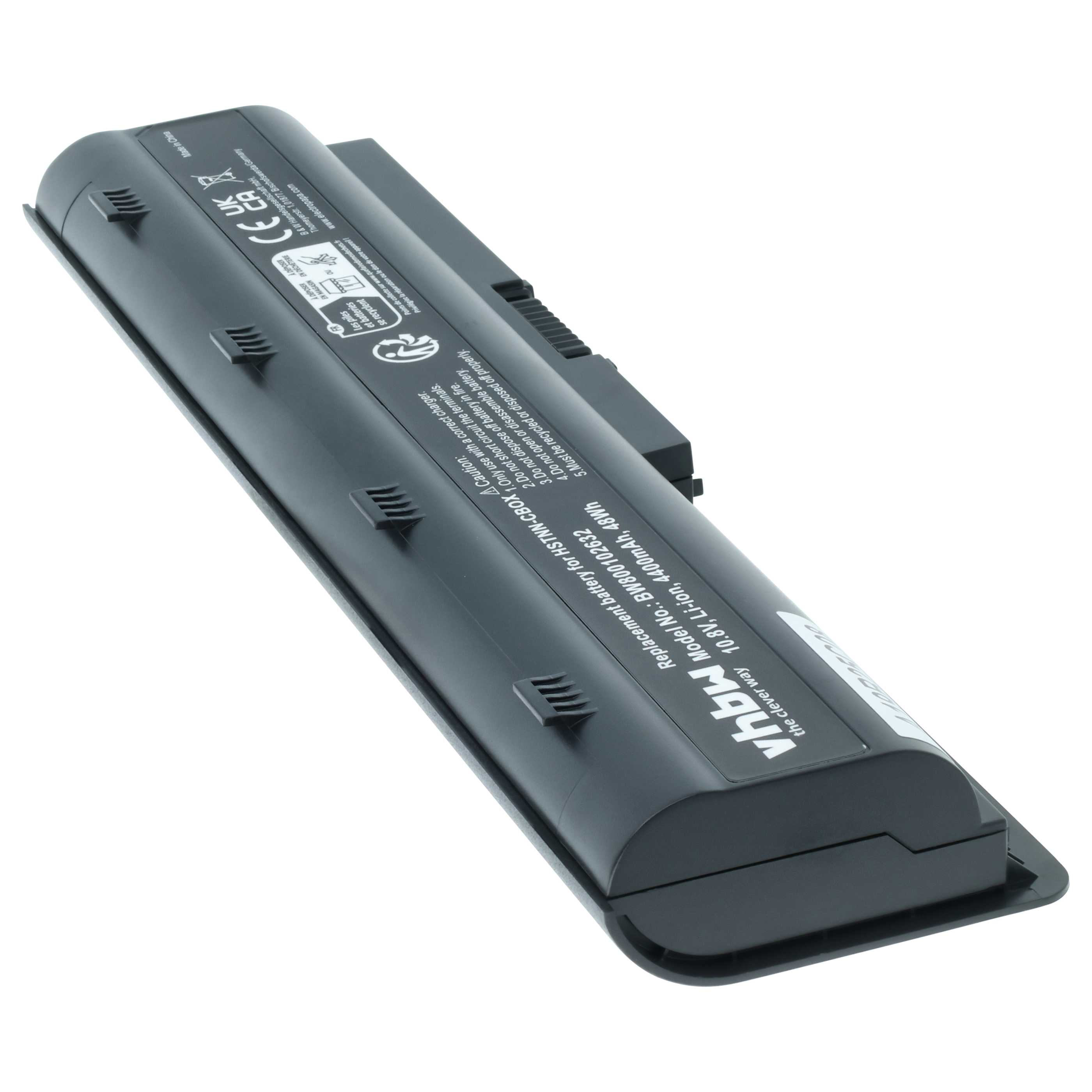 Batteria sostituisce HP 586006-321, 586006-361, 586028-341 per notebook - 4400mAh 10,8V Li-Ion nero