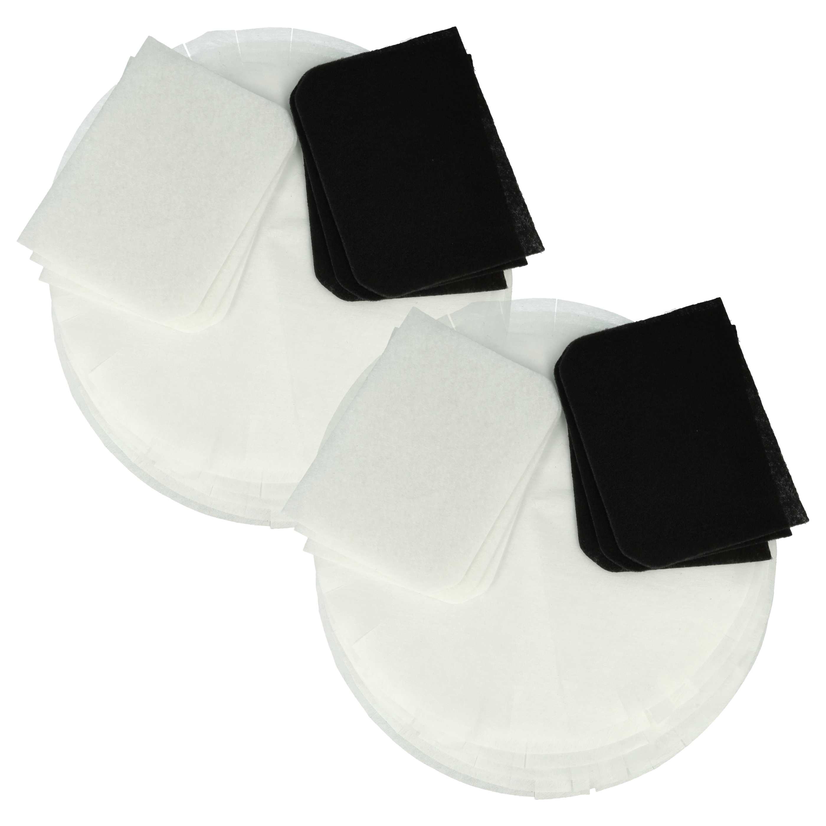 12x filtre papier, 6x filtre à graisses, 6x filtre à charbon actif remplace DeLonghi 5512510041 pour friteuse 