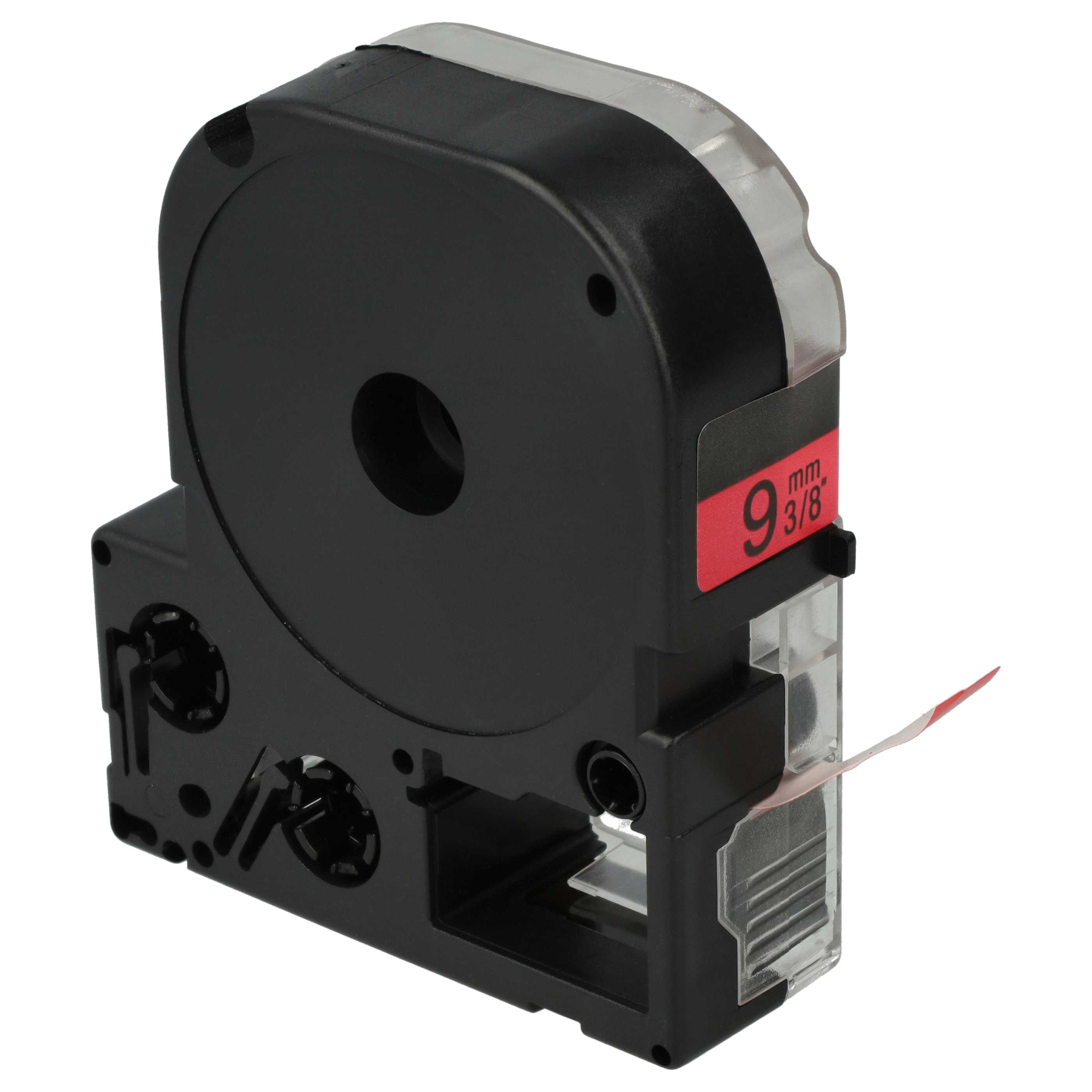 Label Tape replaces Epson LC-3YRN - 9 mm Black to Red