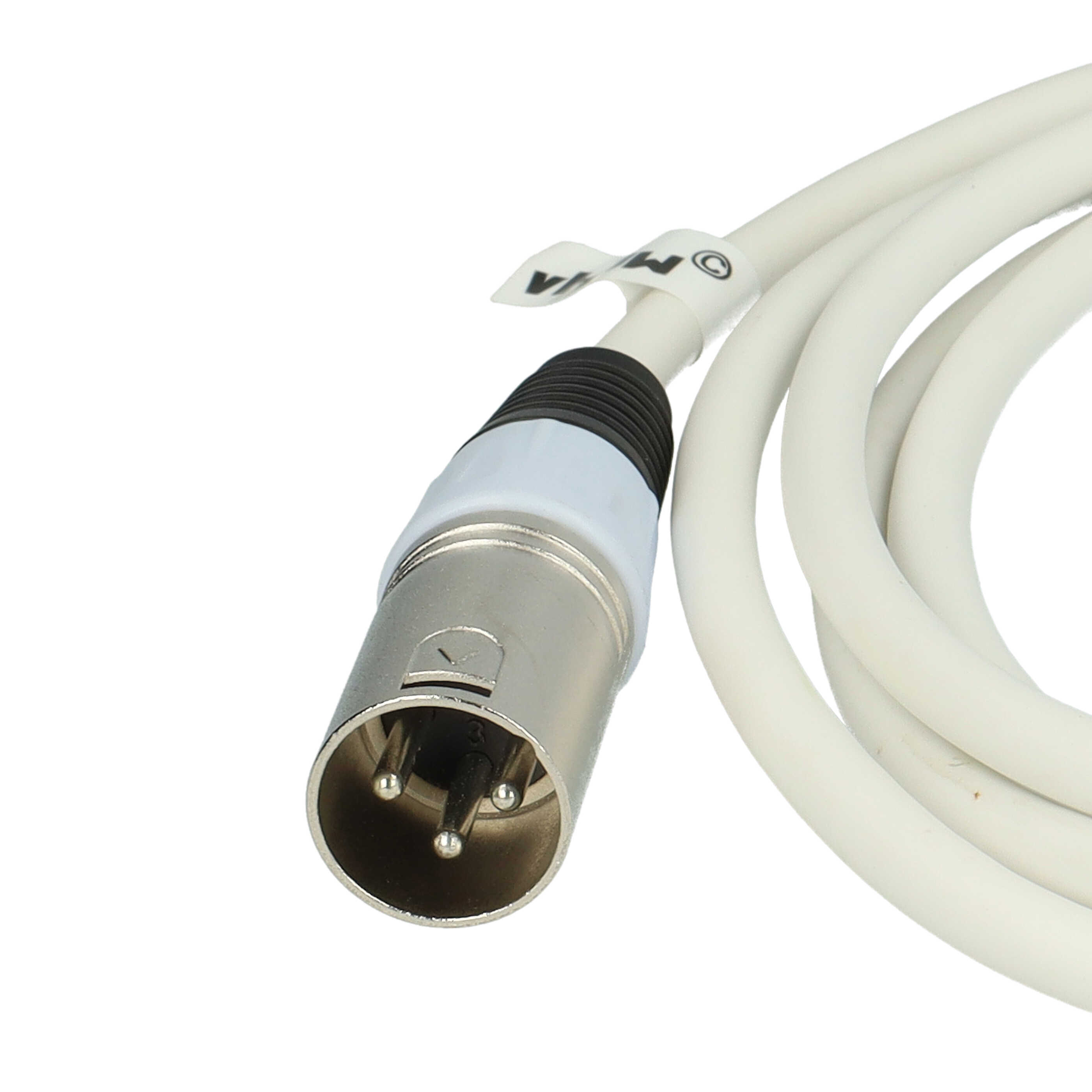 vhbw DMX Cable XLR Male Plug to XLR Female Socket compatible with Spotlights, Stage Lighting, Party Lights - 3