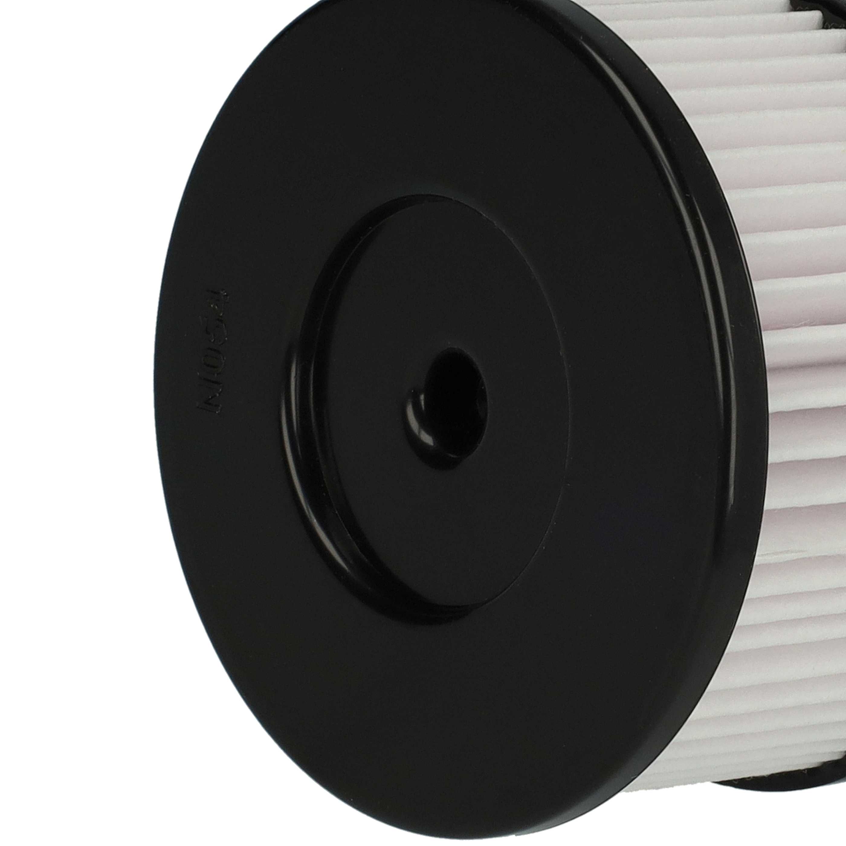 3x cartridge filter replaces Rowenta ZR009004, 3221614007446 for Rowenta Vacuum Cleaner, black / white