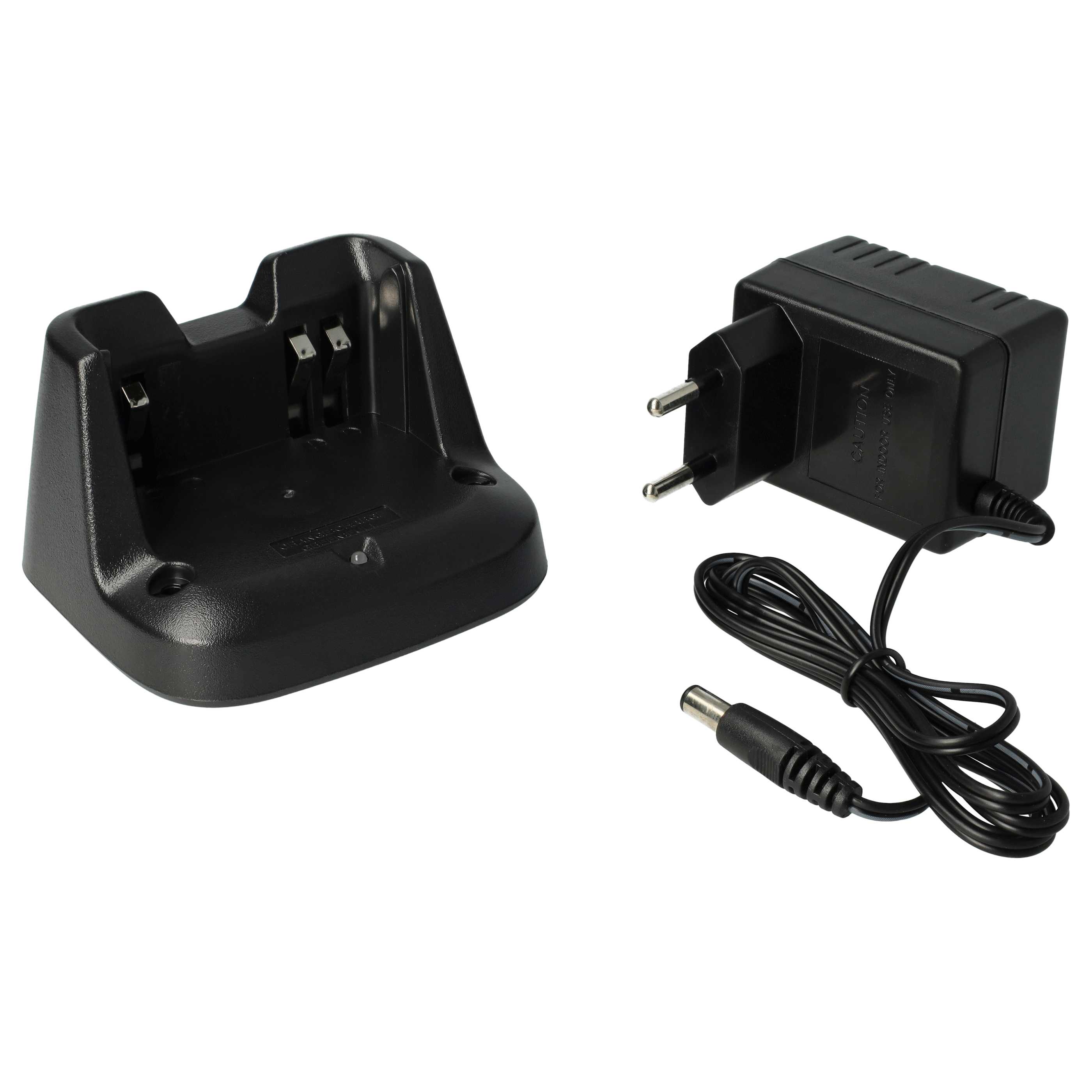 Charger + Mains Adapter Suitable for IC-F3001 Radio Batteries - 12.0 V, 1.6 A