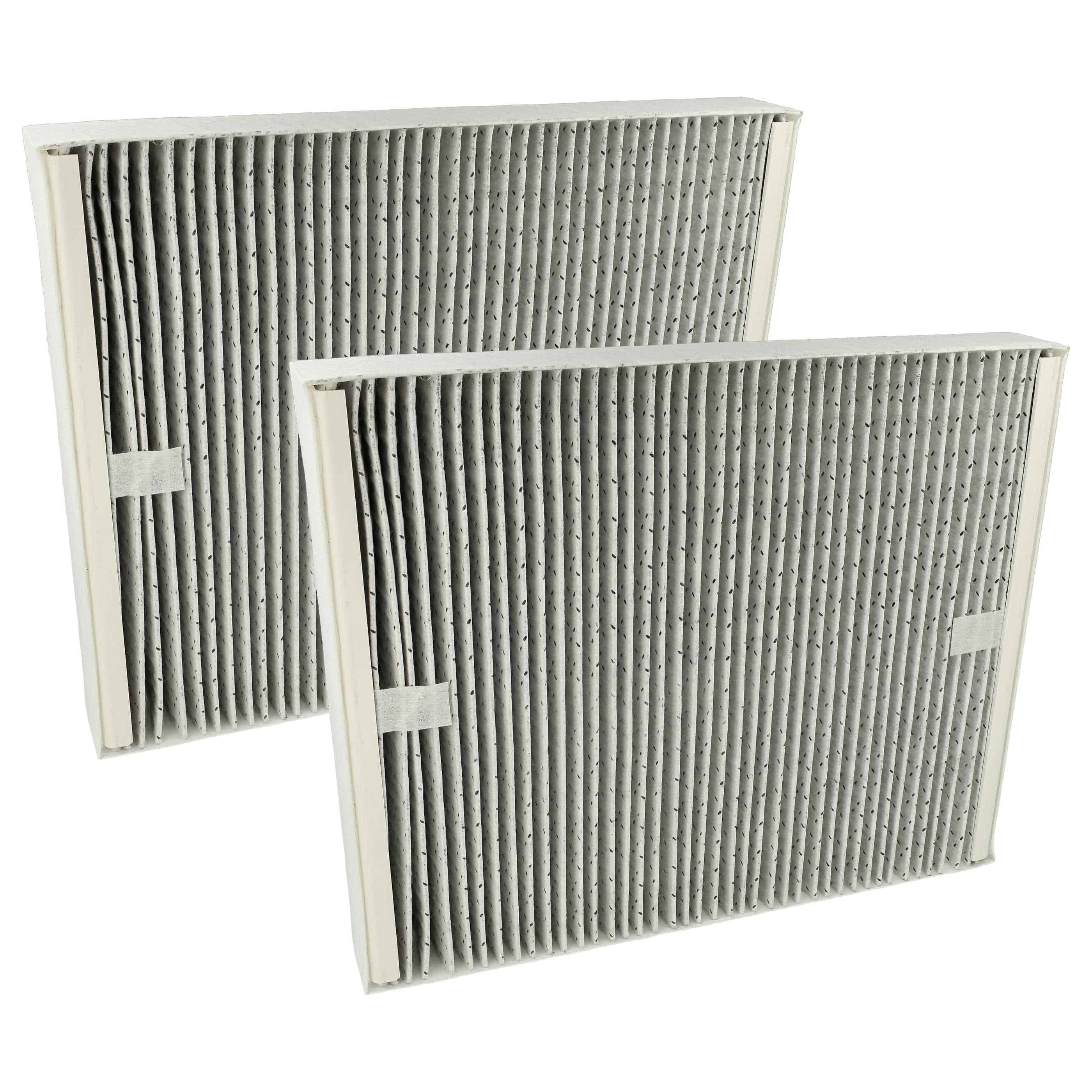 2x Filtro reemplaza Stadler Form R-114 - HEPA (H12) + carbón activo, 32,4 x 27 x 4,35 cm