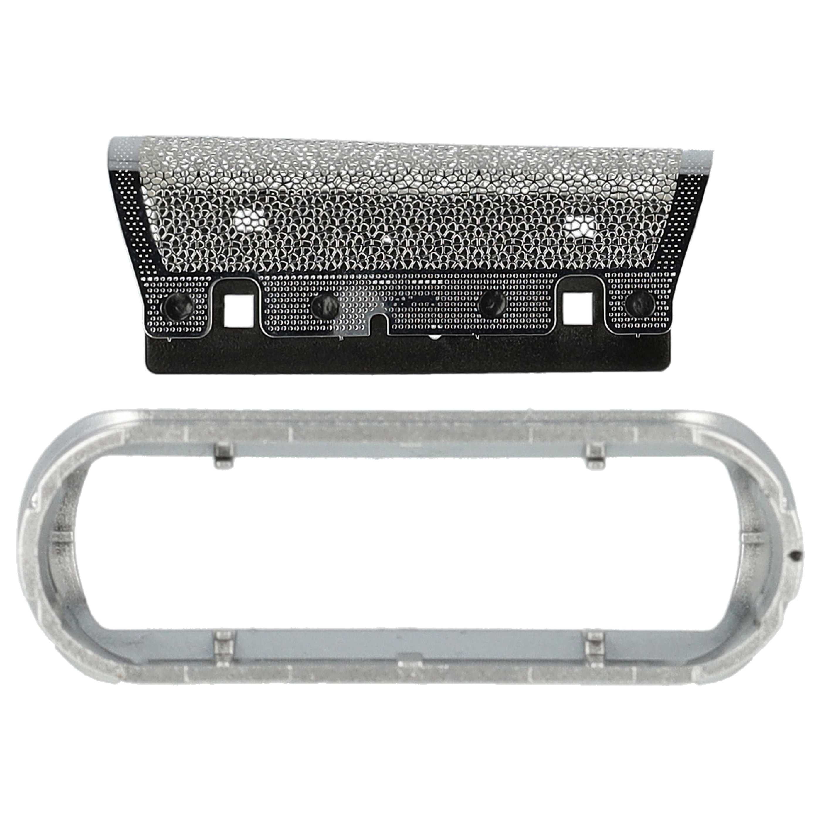 5x Shaver Foil replaces Braun 5S for Razor - incl. Frame, Silver 