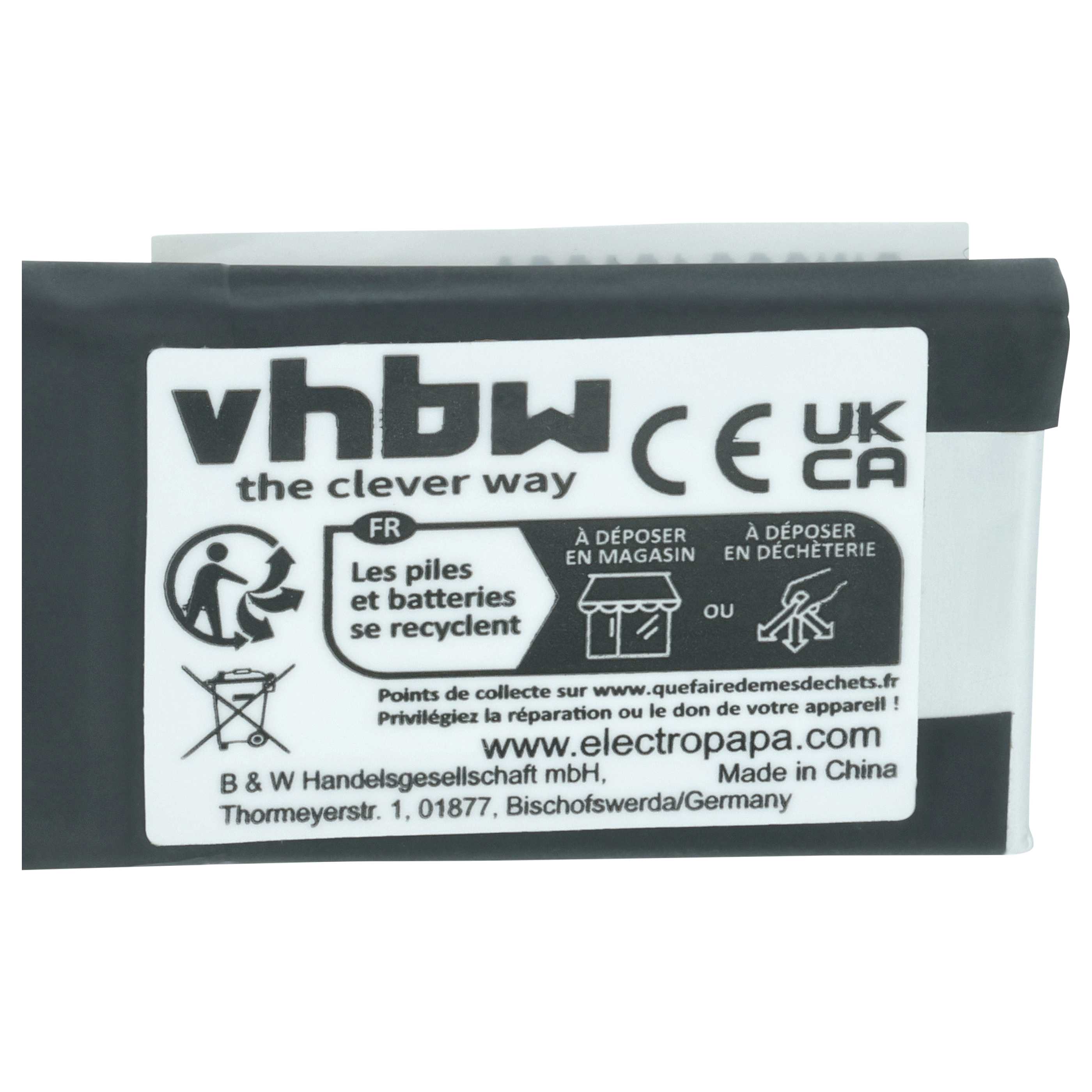Smartwatch Battery replaces Samsung GH43-04770A, EB-BR365ABE - 200 mAh 3.85 V Li-polymer