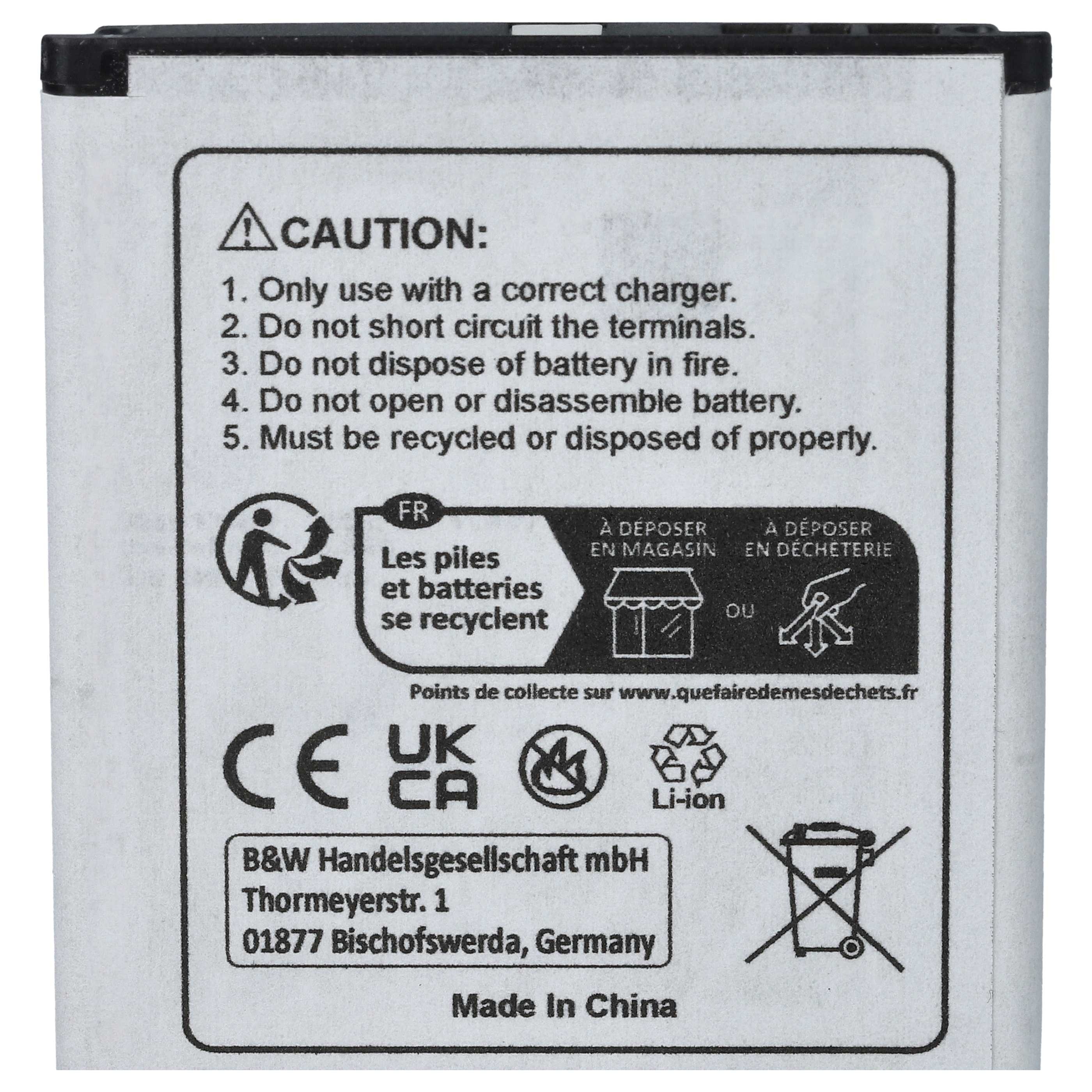 Akumulator do telefonu smartfona zamiennik Sony-Ericsson BA750 - 1500 mAh 3,7 V Li-Ion