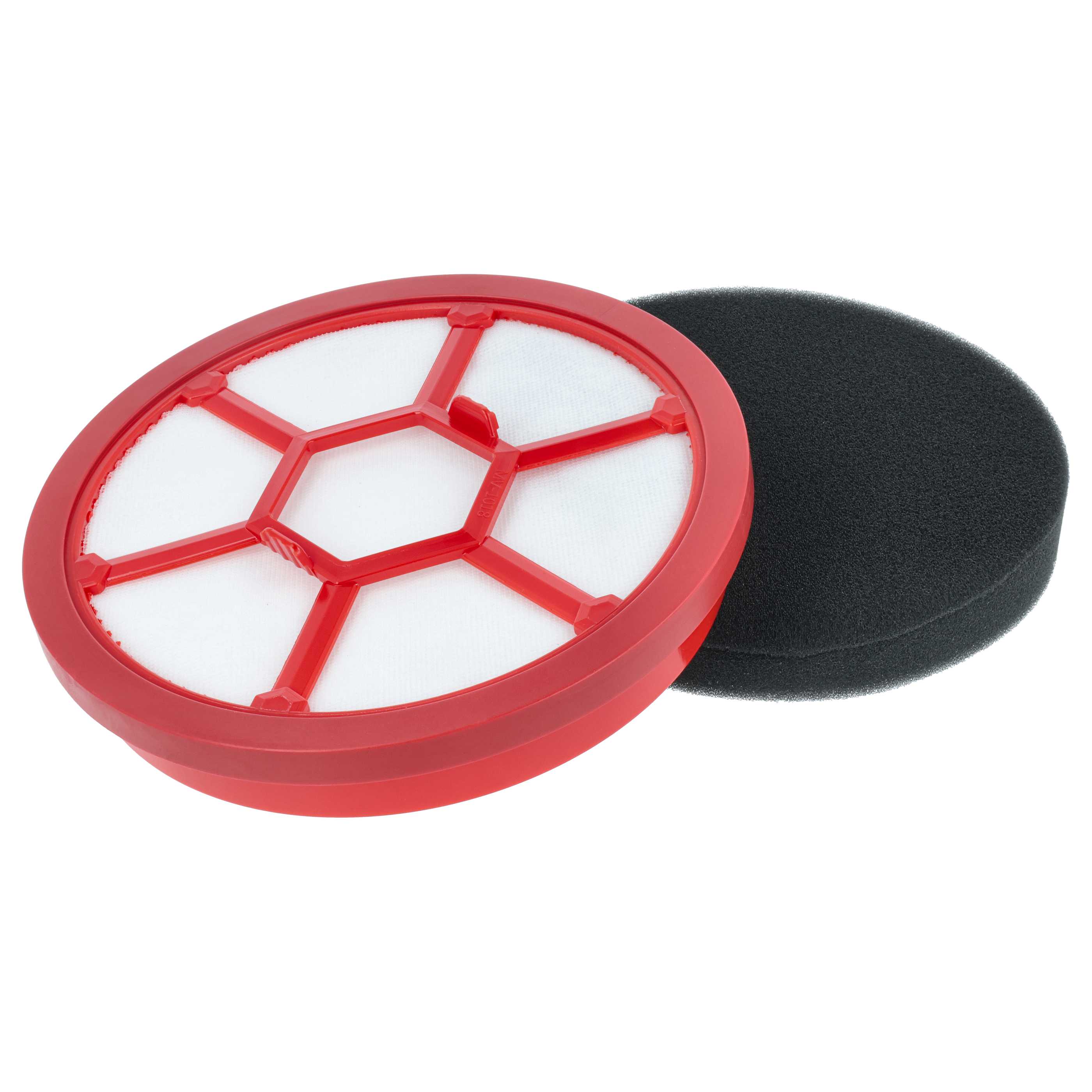 Zubehör-Set passend für Dirt Devil Infinity Rebel Staubsauger - Schaumstoff-Filter, Filter, Staubbehälter (2 S