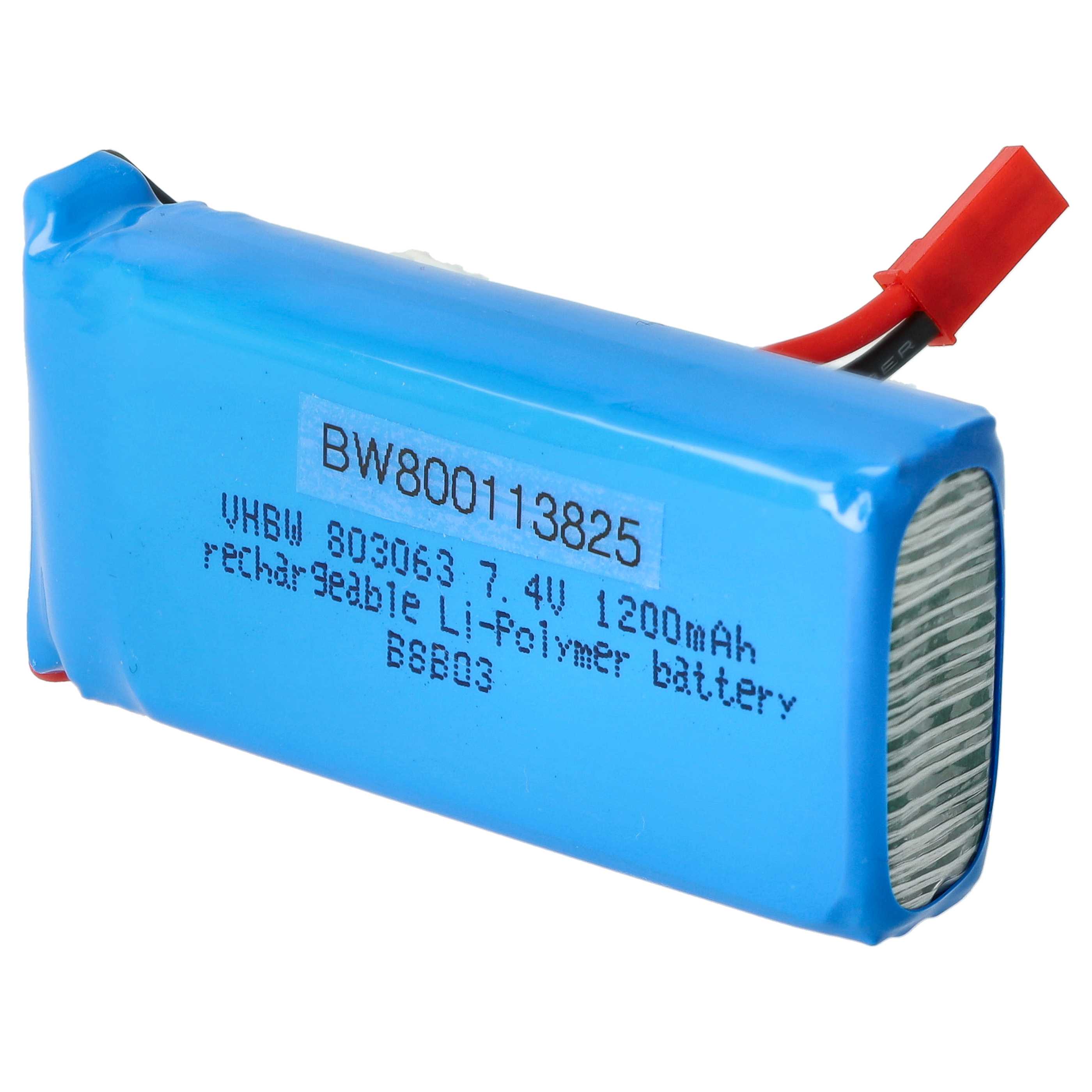 Batterie pour drone Wltoys, YiZhan / JJRC, MJX X6 Tarantula- 1200mAh 7,4V Li-ion