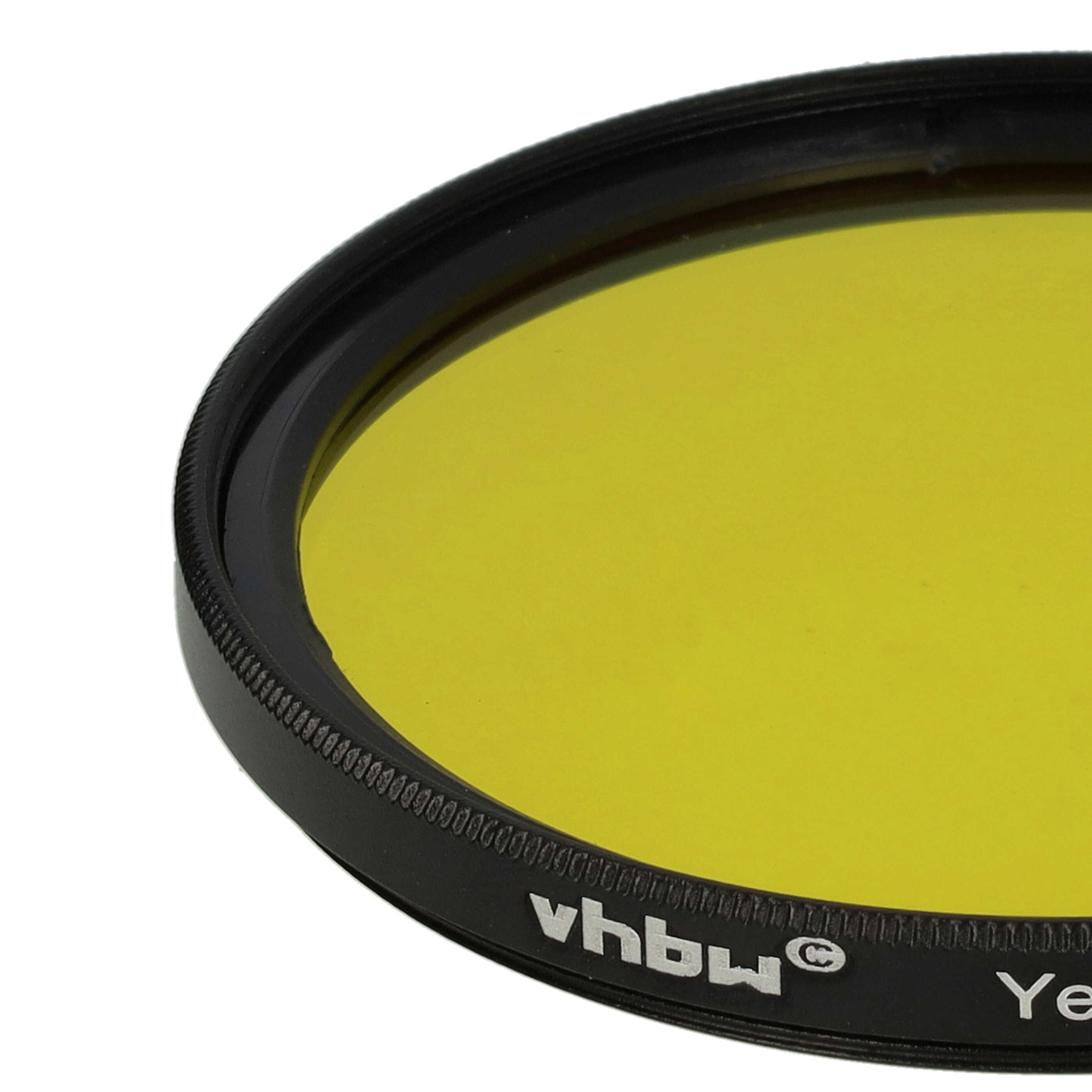 Farbfilter gelb passend für Kamera Objektive mit 58 mm Filtergewinde - Gelbfilter