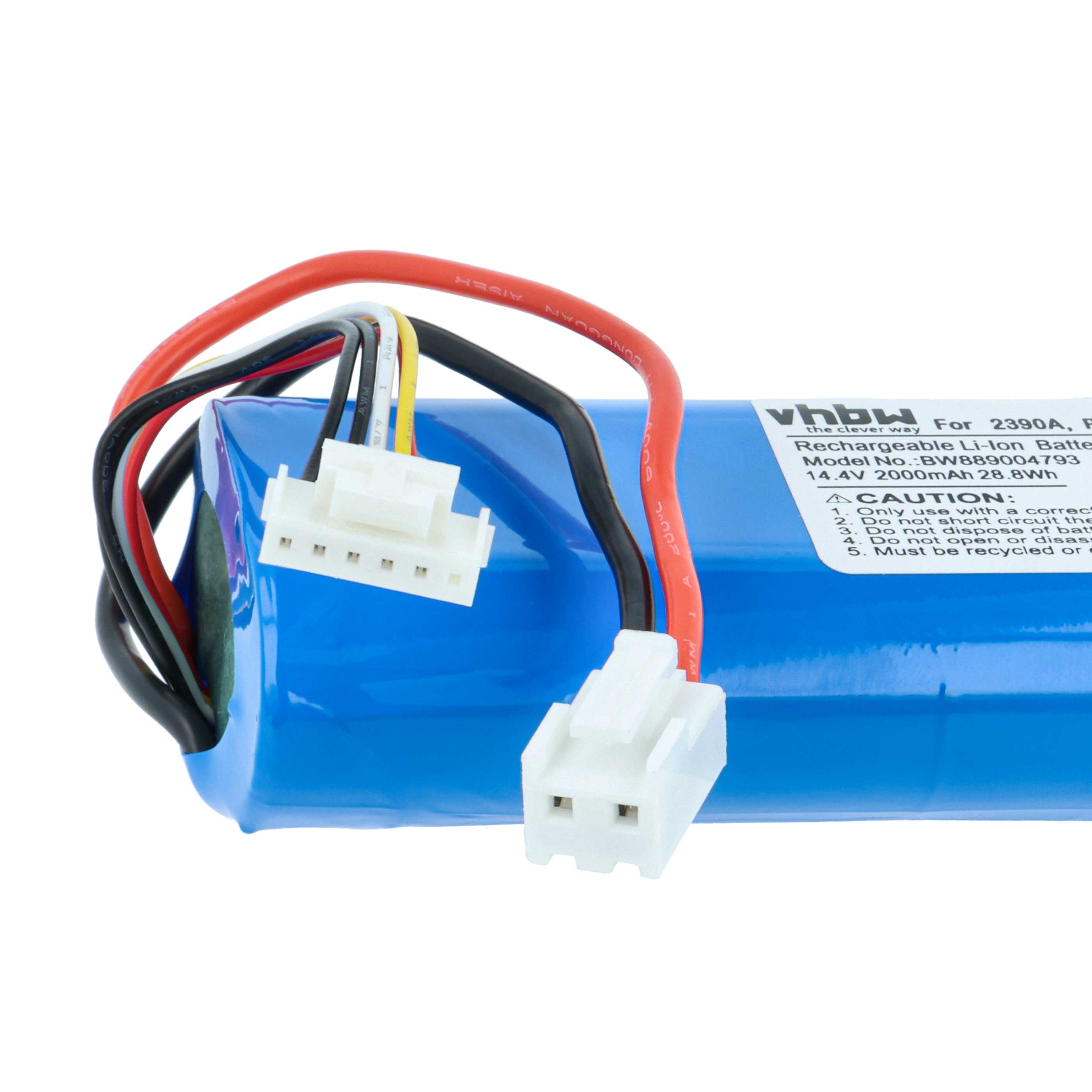 Battery replaces Bissel FOKZS900001R, P2923, P2923.14.4, 1627654, EAG101700JK8 for Bissell 2000mAh, 14.4V, Li-Ion
