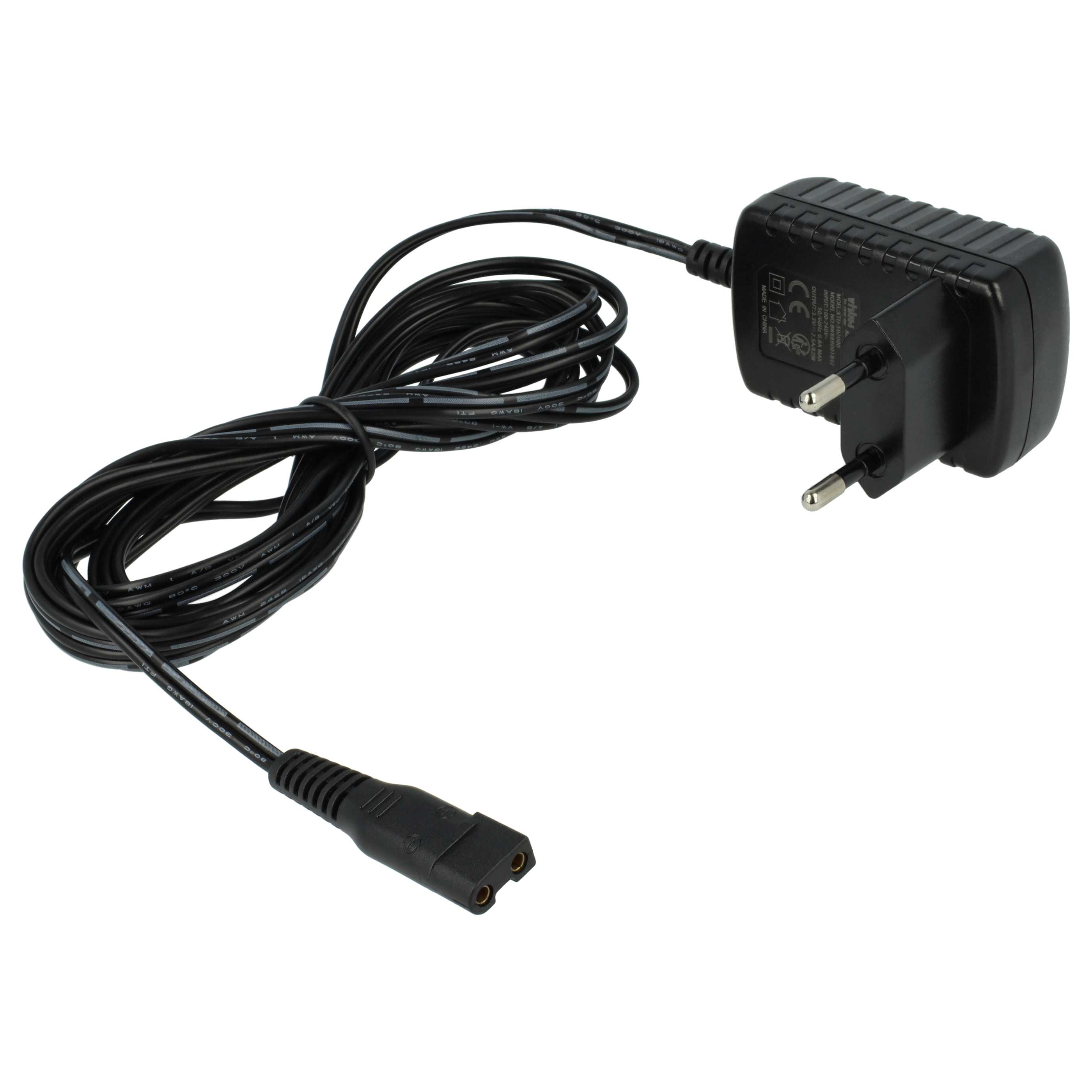Mains Power Adapter suitable for Tondeo ECO Ceramic, Plus Black Electric Hair Trimmer - 10 cm