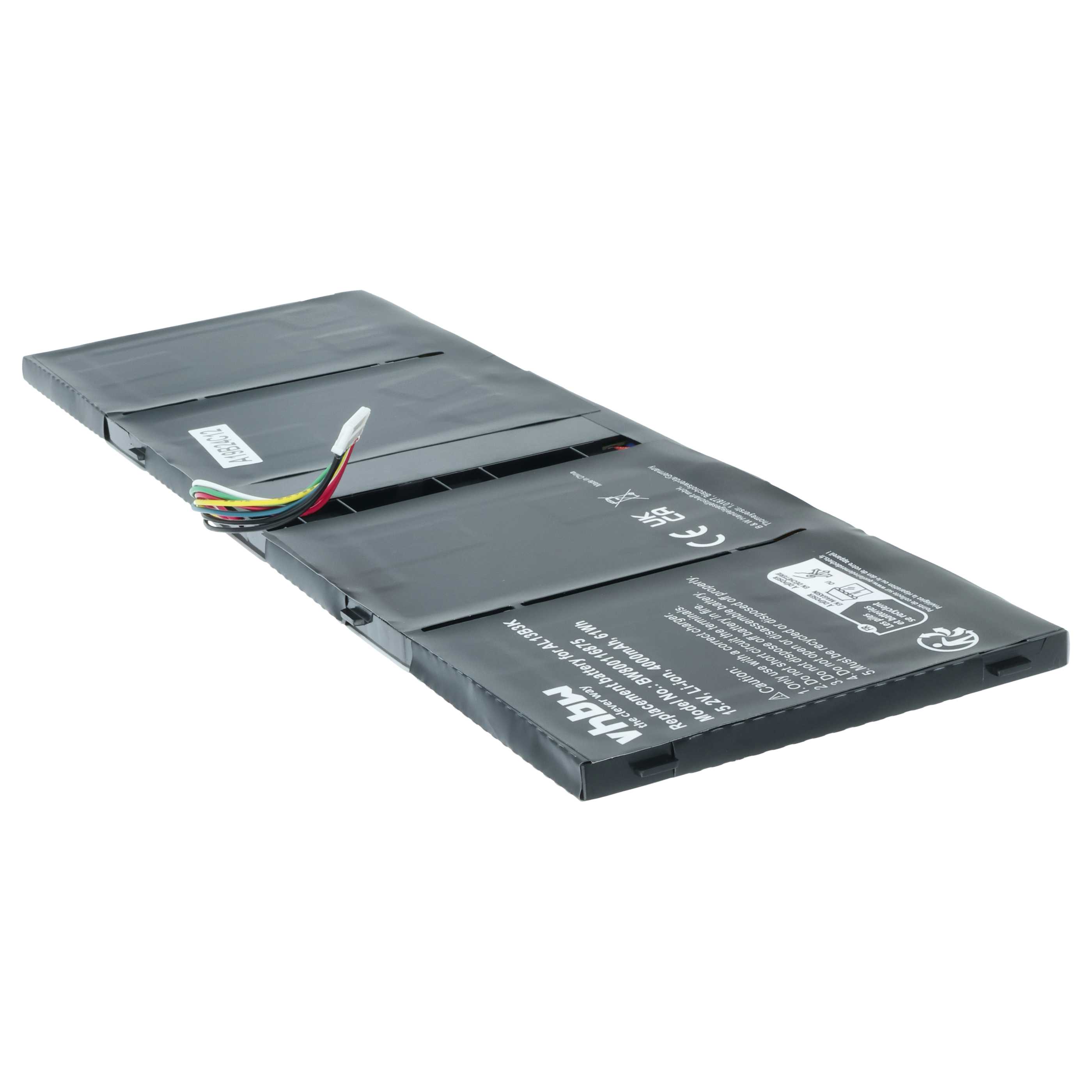 Akumulator do laptopa zamiennik Acer 4ICP6/60/78, 41CP6/60/80, 41CP6/60/78 - 4000 mAh 15 V Li-Ion, czarny