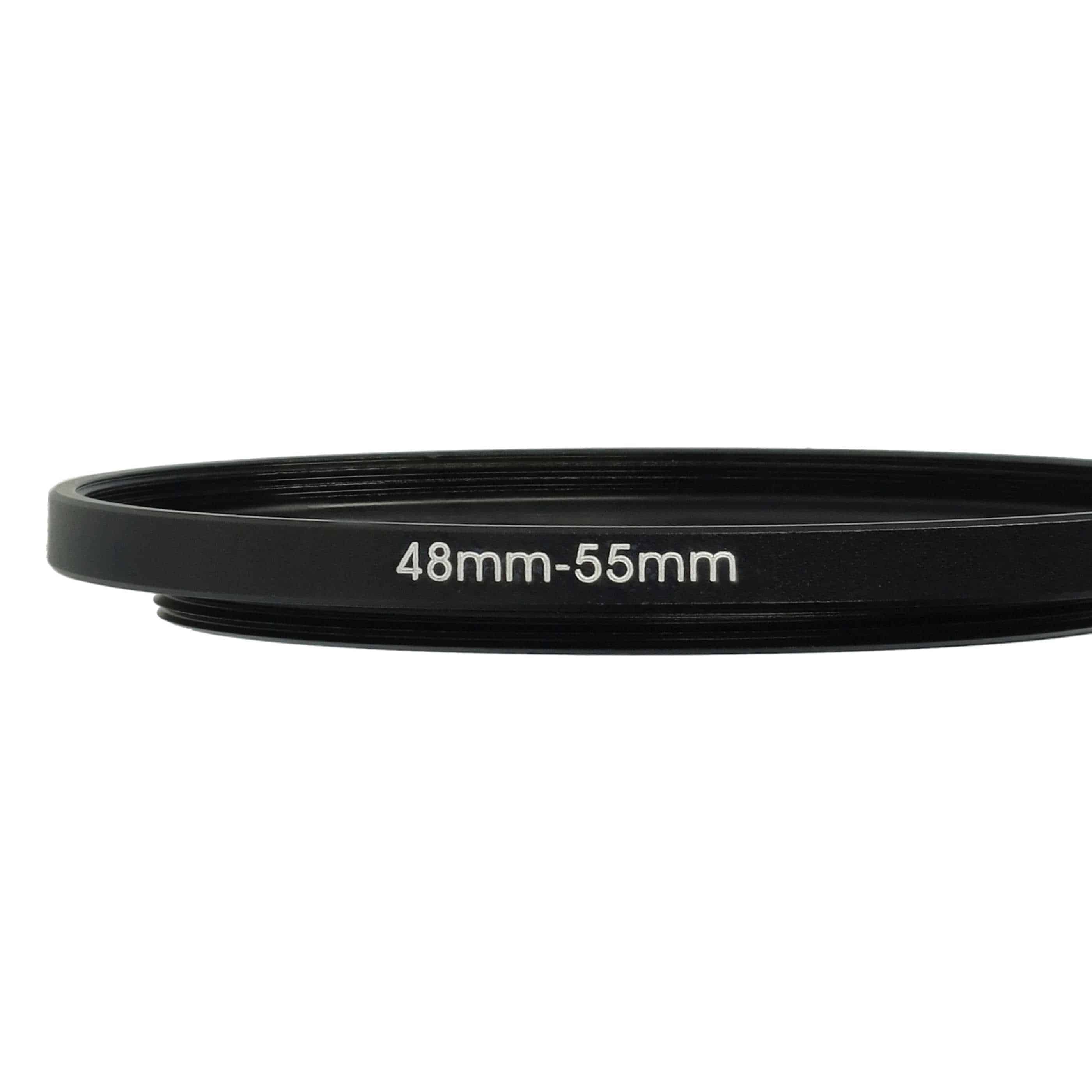 Bague Step-up 48 mm vers 55 mm pour divers objectifs d'appareil photo - Adaptateur filtre