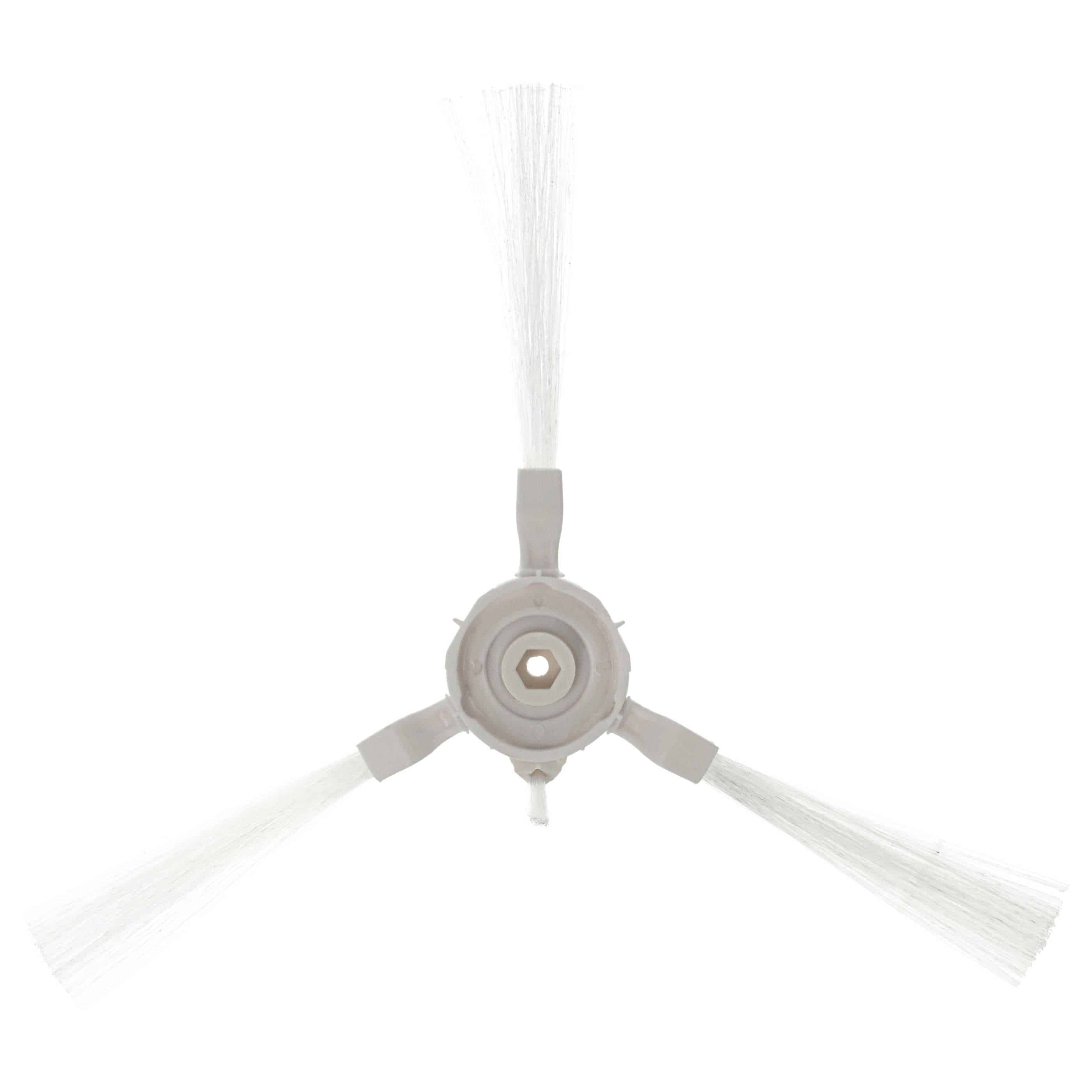 4x cepillo lateral 3 brazos para robot aspirador 360 S6 - Set cepillos blanco