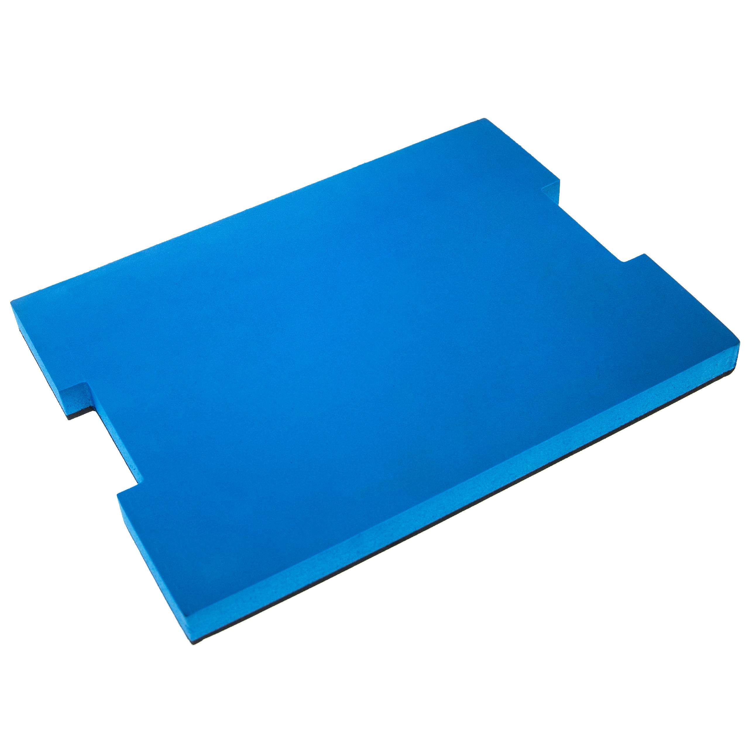 vhbw Pieza de espuma compatible con Bosch Sortimo caja de herramientas - espuma rígida azul