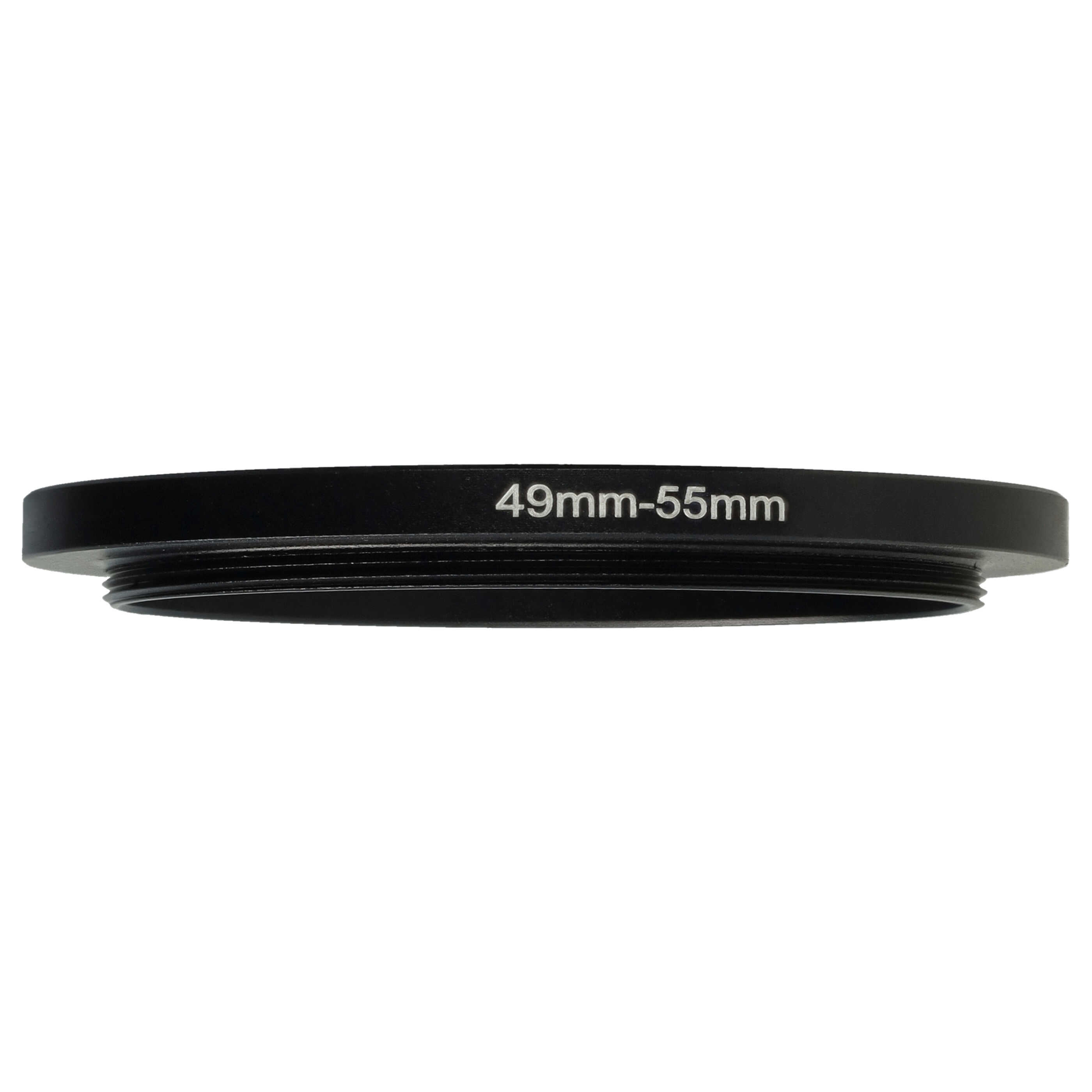 Bague Step-up 49 mm vers 55 mm pour divers objectifs d'appareil photo - Adaptateur filtre