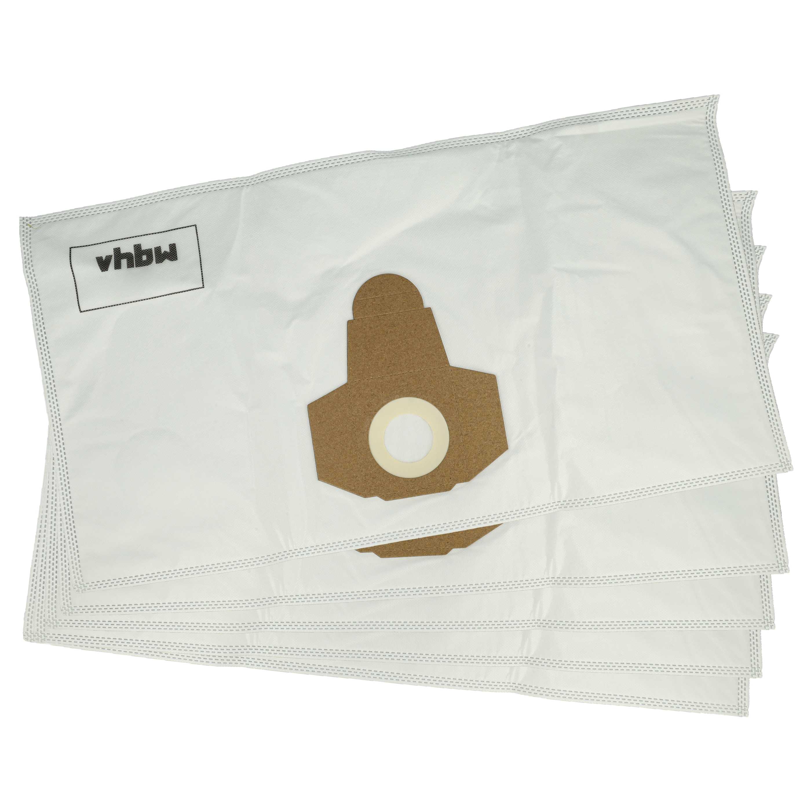 5x Sac remplace Einhell 23.421.30, 23.511.52 pour aspirateur Parkside - polyester, microfibre non tissée