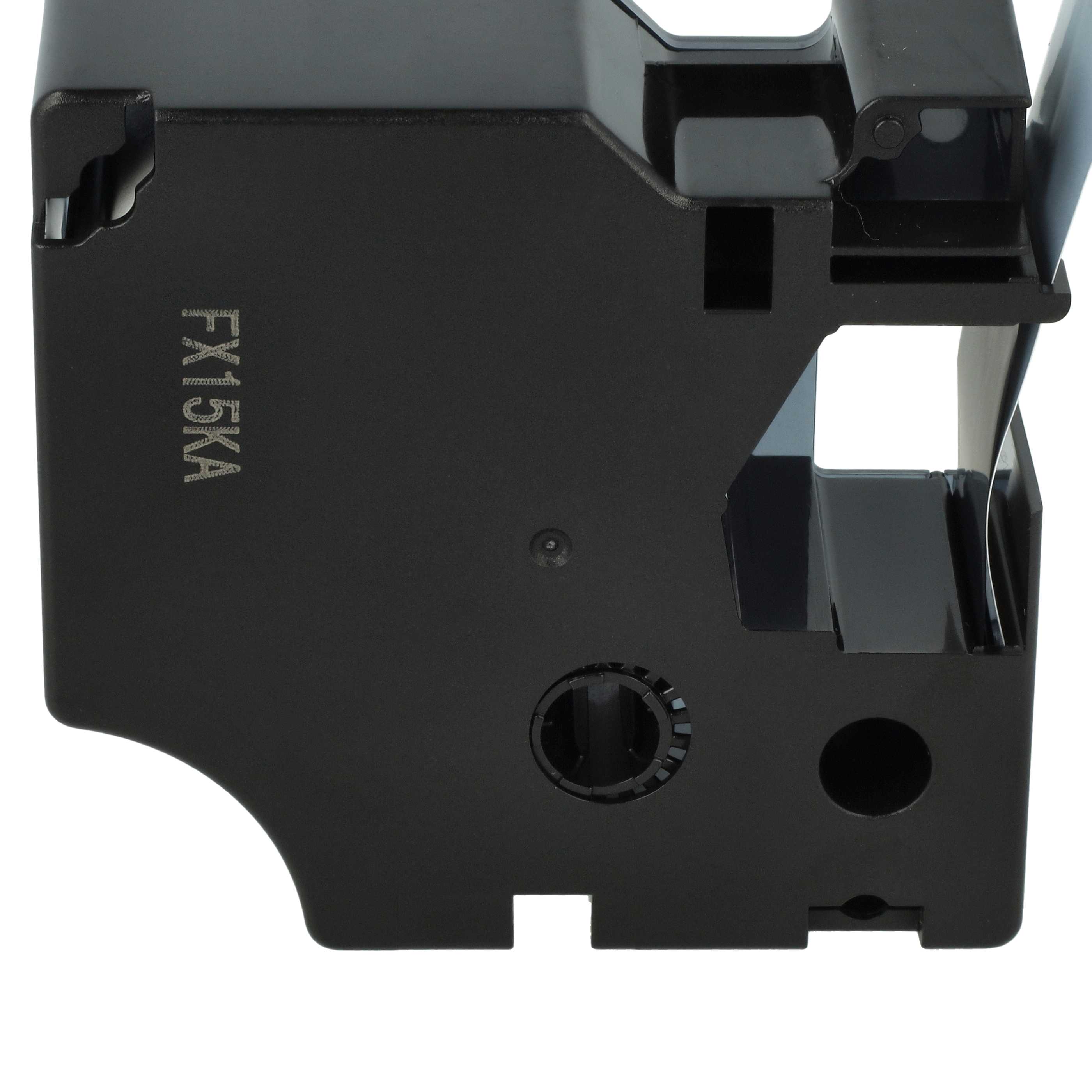 Label Tape replaces Dymo D1, 53722 - 24 mm Black to Silver
