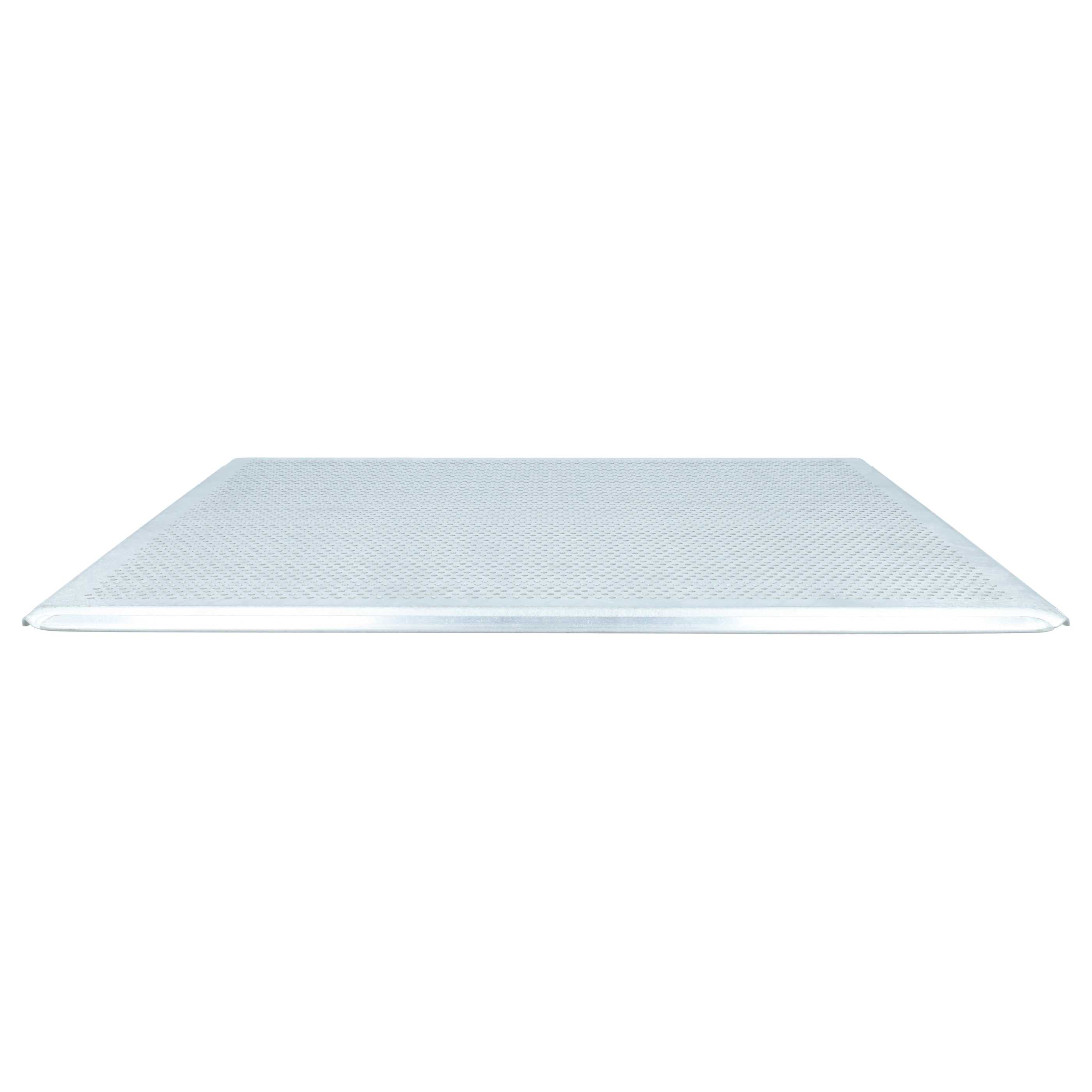 Plaque universelle pour four - 45,5 x 37,5 x 1 cm argenté, perforé