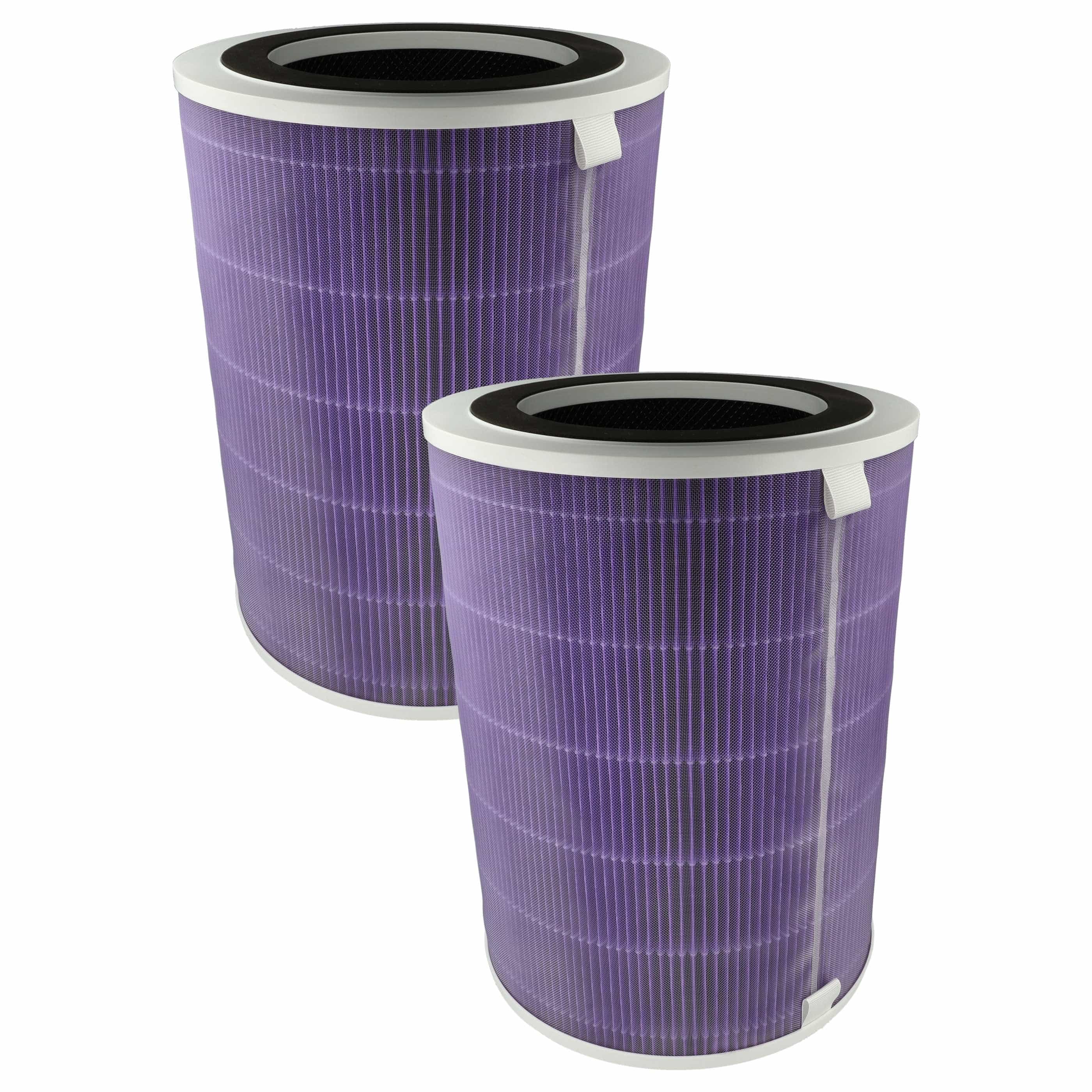 2x Filtro sostituisce Proscenic A9Mor per - prefiltro + HEPA(H13) + carbone attivo + ioni d'argento
