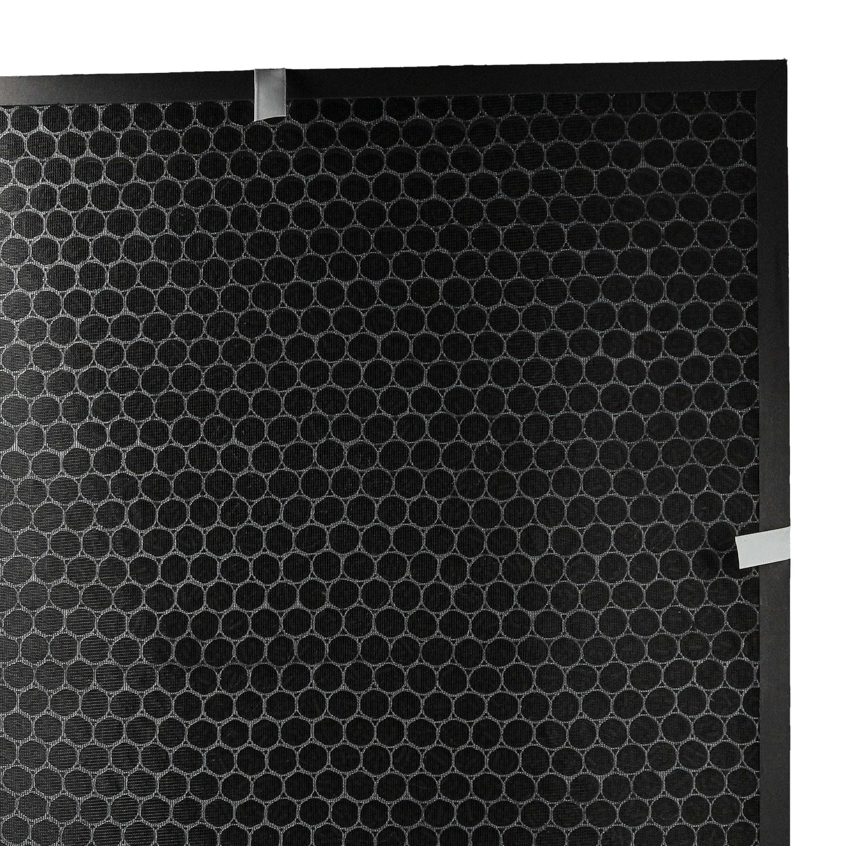 4x Activated Carbon Filter suitable for Lux Aeroguard 4 S Air Purifier - Air Filter