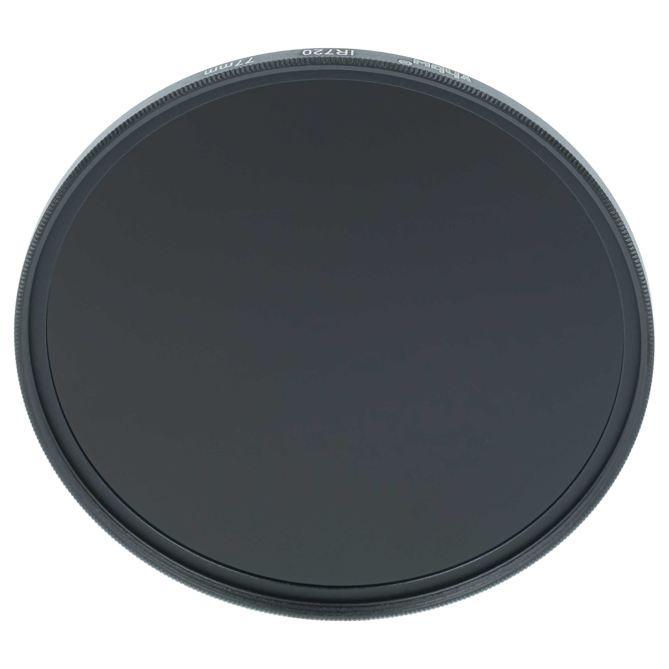 Filtr podczerwieni 720nm na obiektyw z gwintem 77 mm - Filtr IR