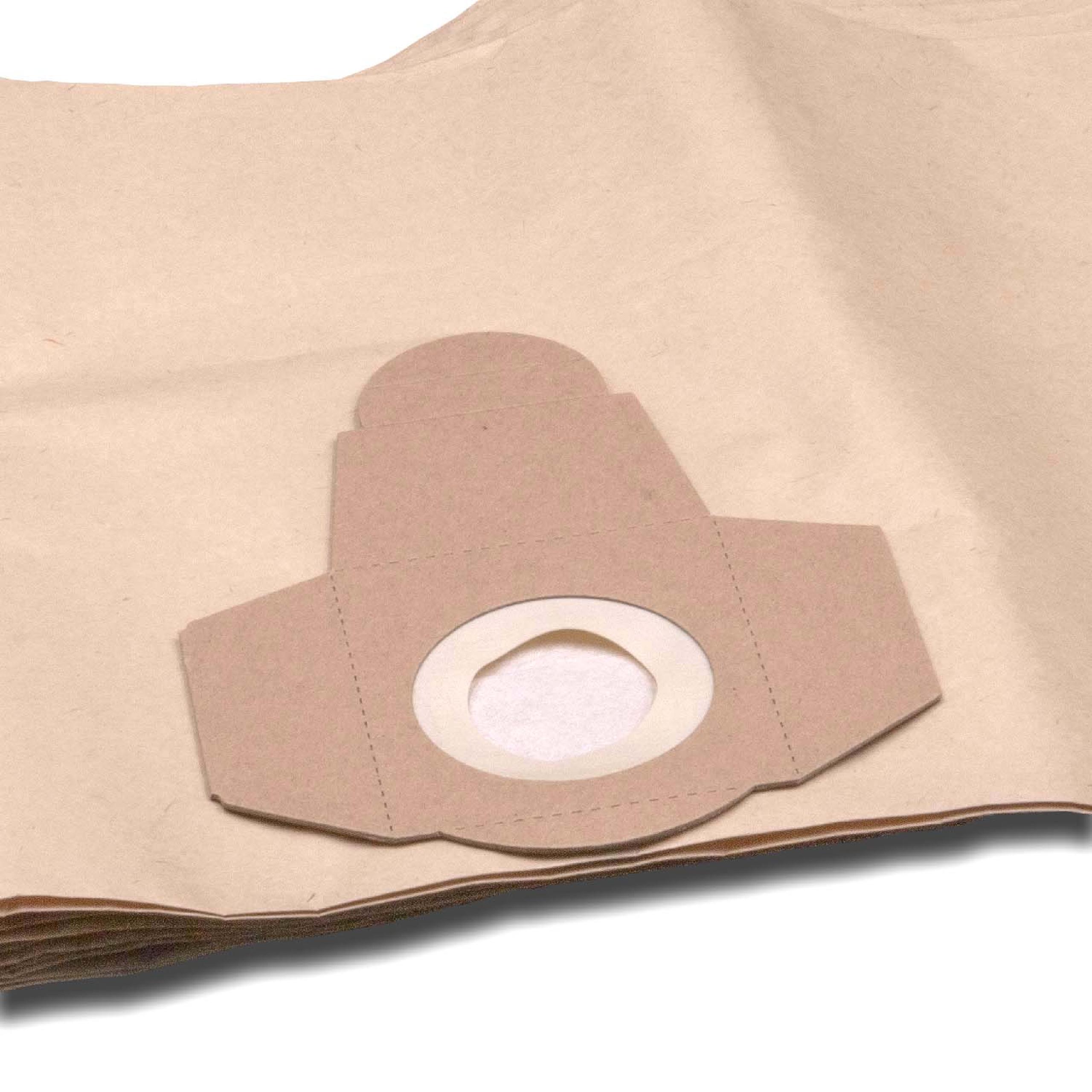 5x Vacuum Cleaner Bag suitable for 1250 Einhell Inox 1250 - paper