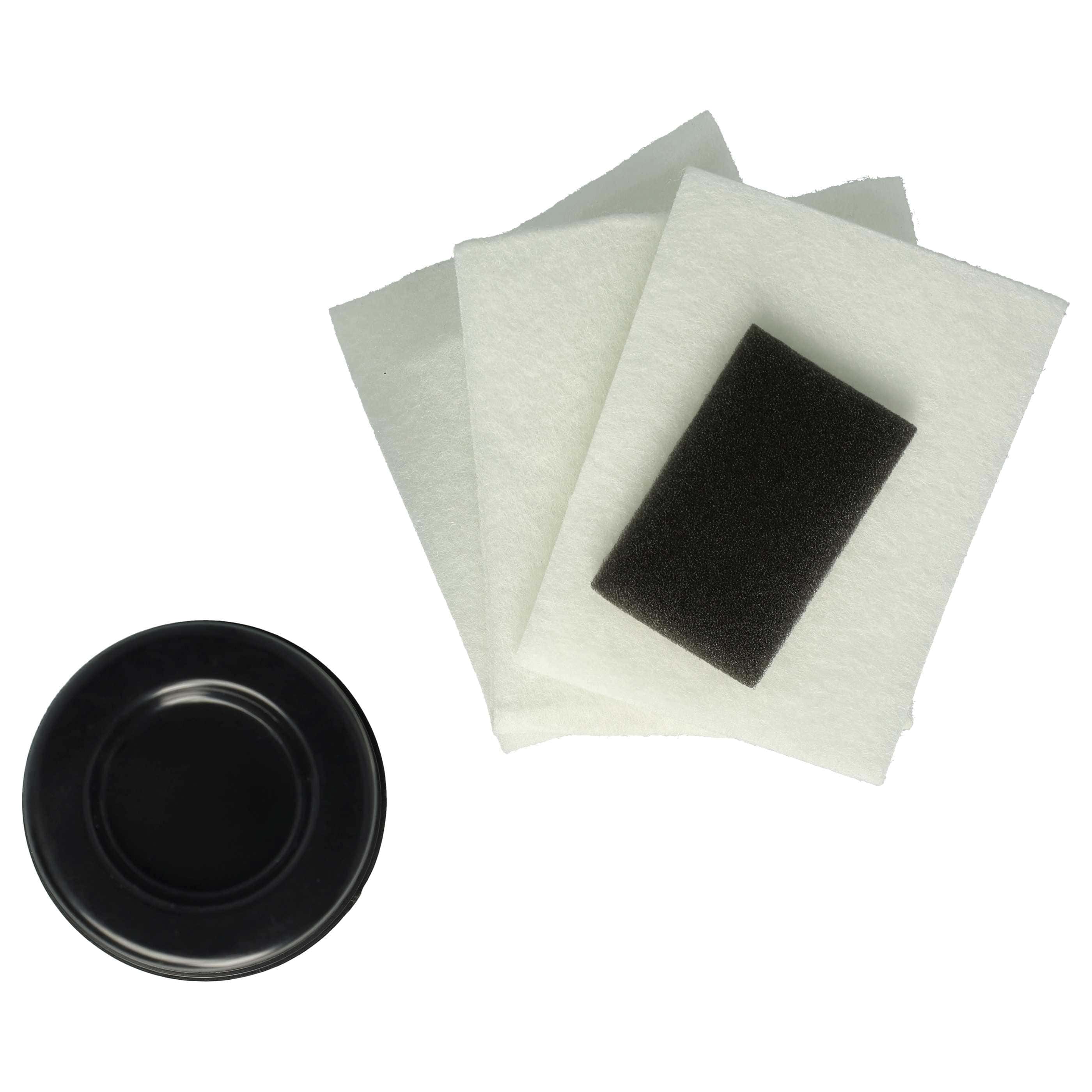 3x Filter Set replaces Dirt Devil 2828001 for Dirt Devil Vacuum Cleaner - Vacuum Cleaner Filter Set