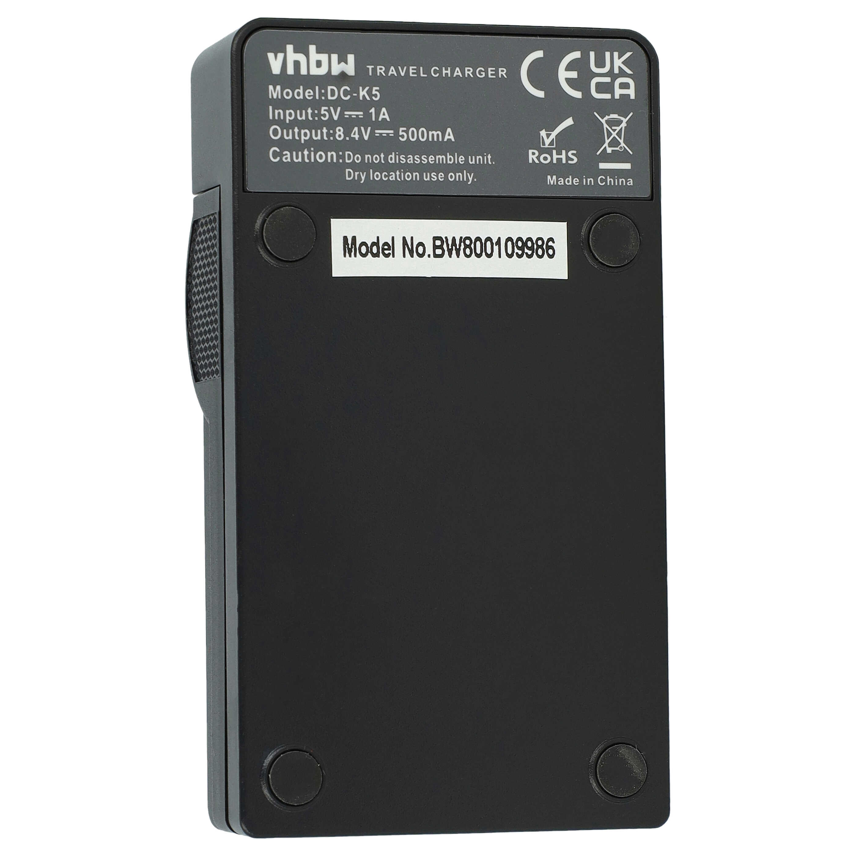 Battery Charger suitable for DZ-MV350A Camera etc. - 0.5 A, 8.4 V
