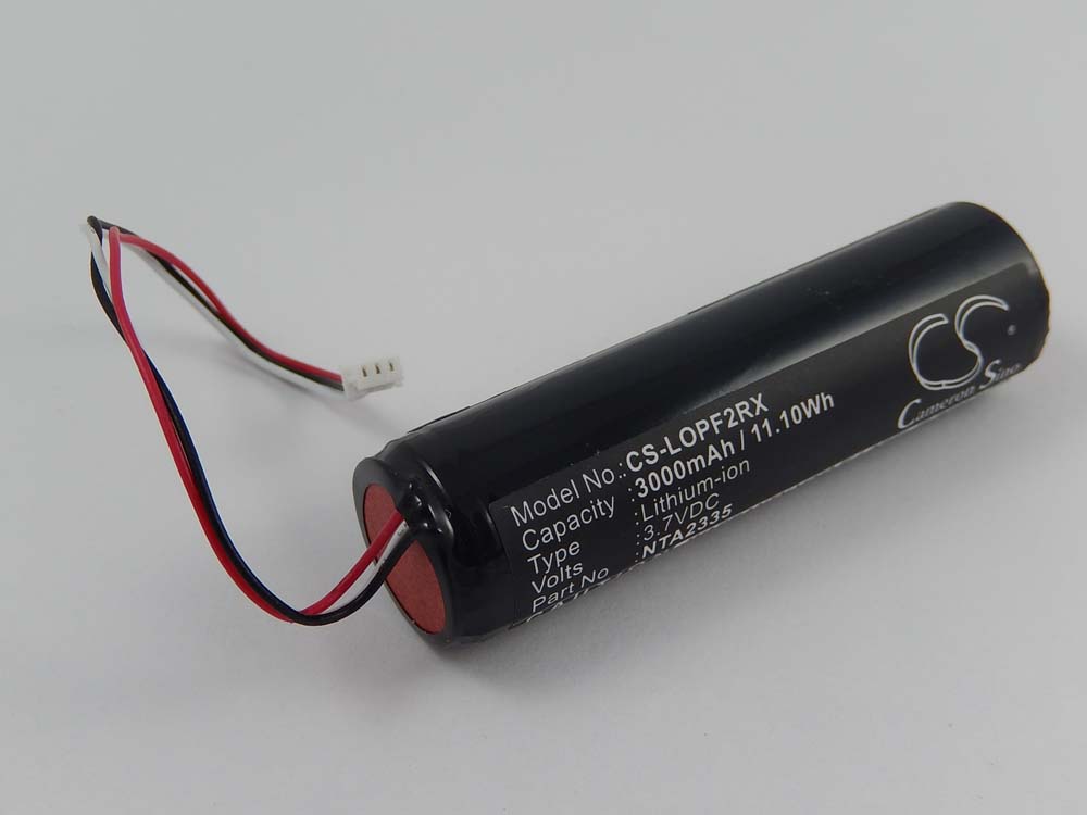 Battery replaces NTA2335 for LogitechLoudspeaker - Li-Ion 3000 mAh