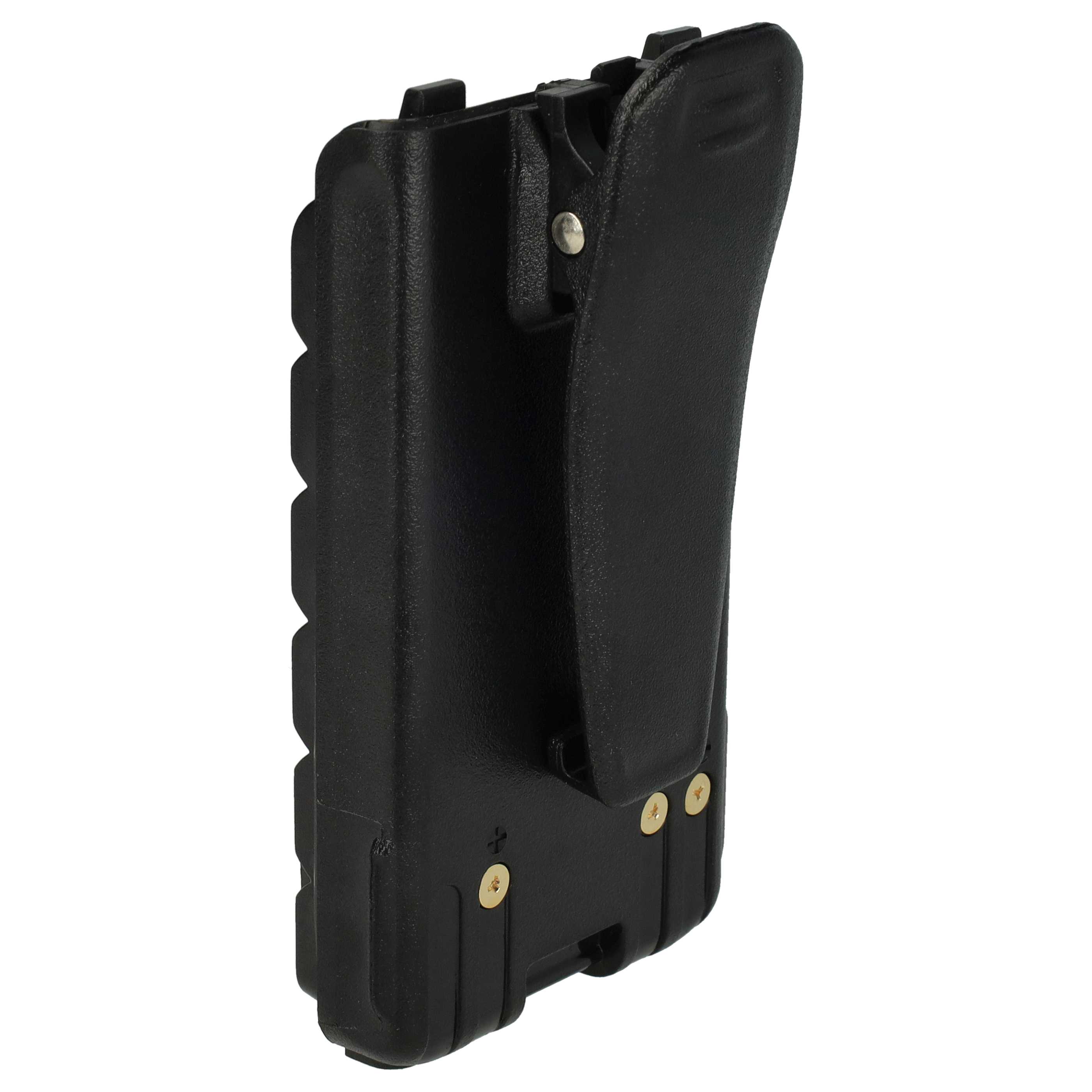 Radio 2x Battery replaces Icom BP-264 - 1600 mAh 7.2 V NiMH + Belt Clip