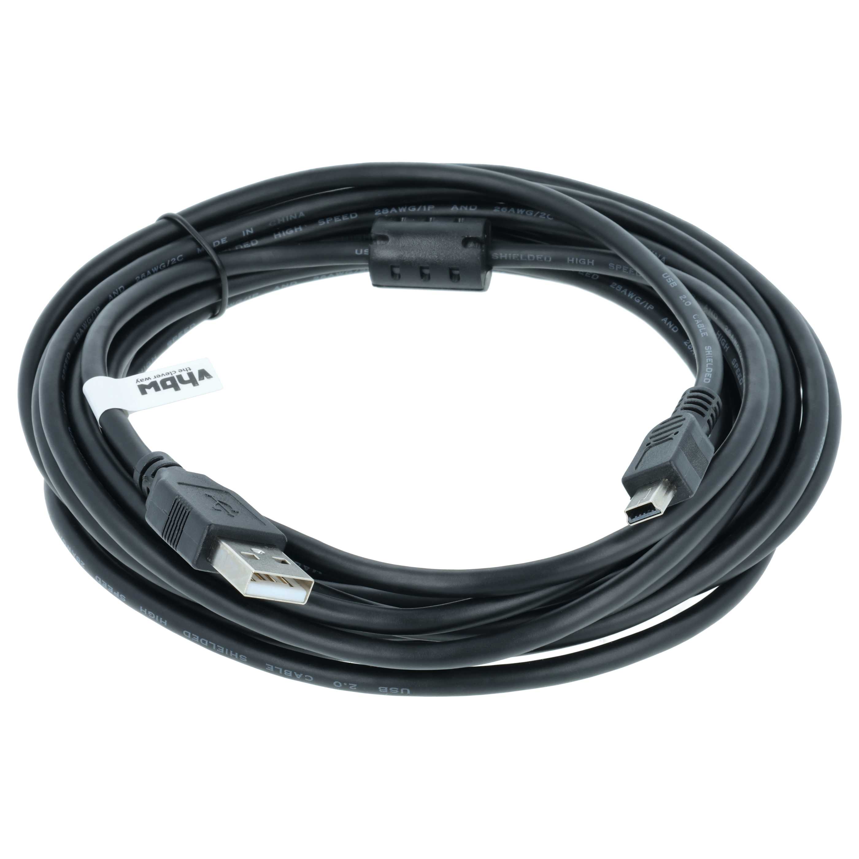 USB Data Cable replaces Panasonic EW12531, EW12381, EW12531, EW12381, K1HA05AD0005 for Camera - 500 cm