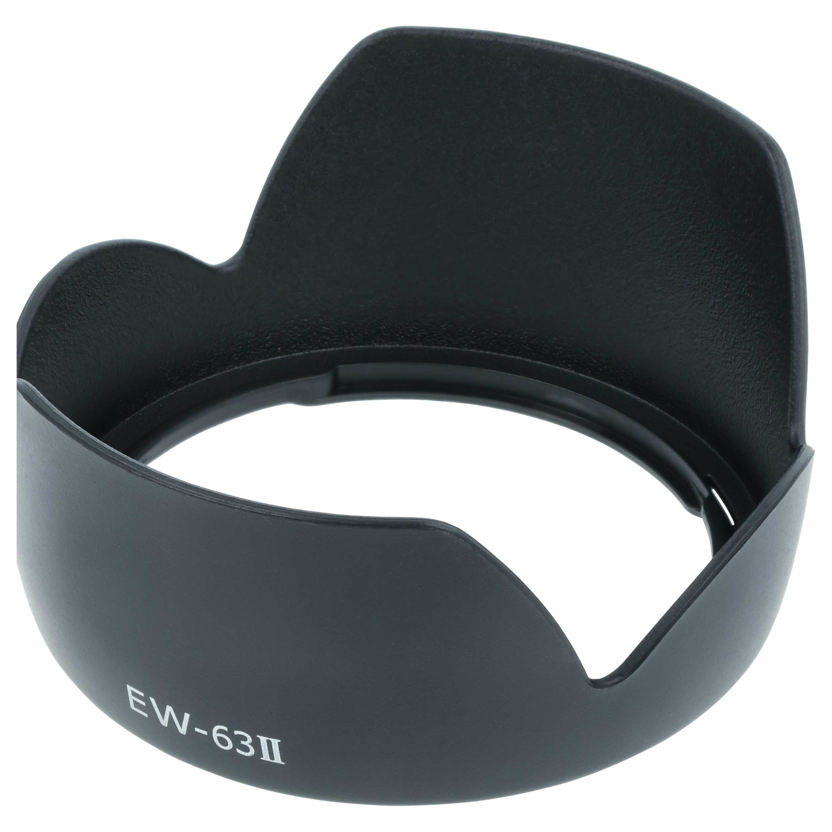 Lens Hood replaces Canon EW-63 II for Canon Lens with 58 mm Diameter, plastic, black