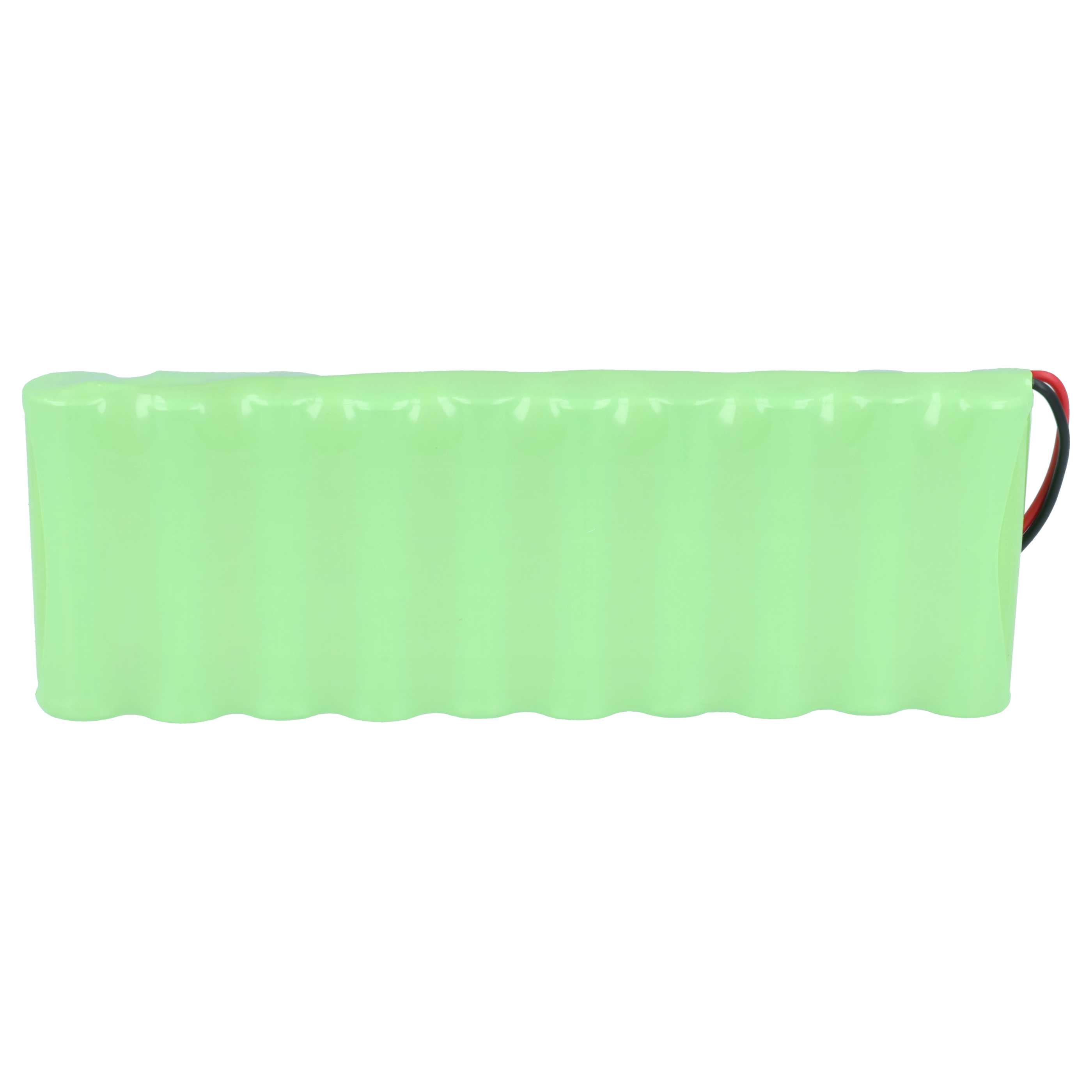 Batería reemplaza Ansmann 2412-3011 para diversos dispositivos (1800 mAh, 12 V, NiMH)