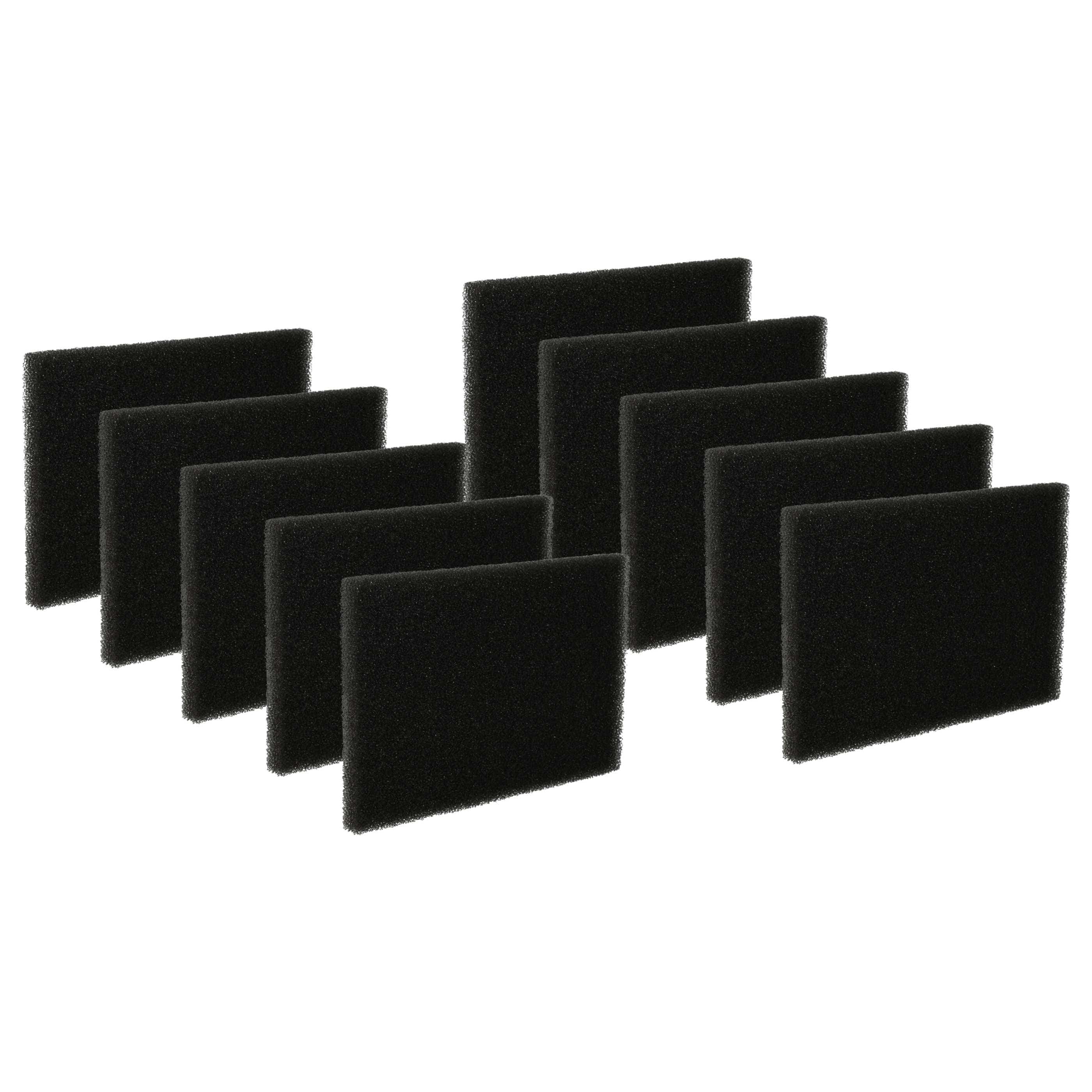 10x foam filter replaces 1096168008, 421000466500/7, 109616800/8 for Privileg Vacuum Cleaner, 8 x 12 cm
