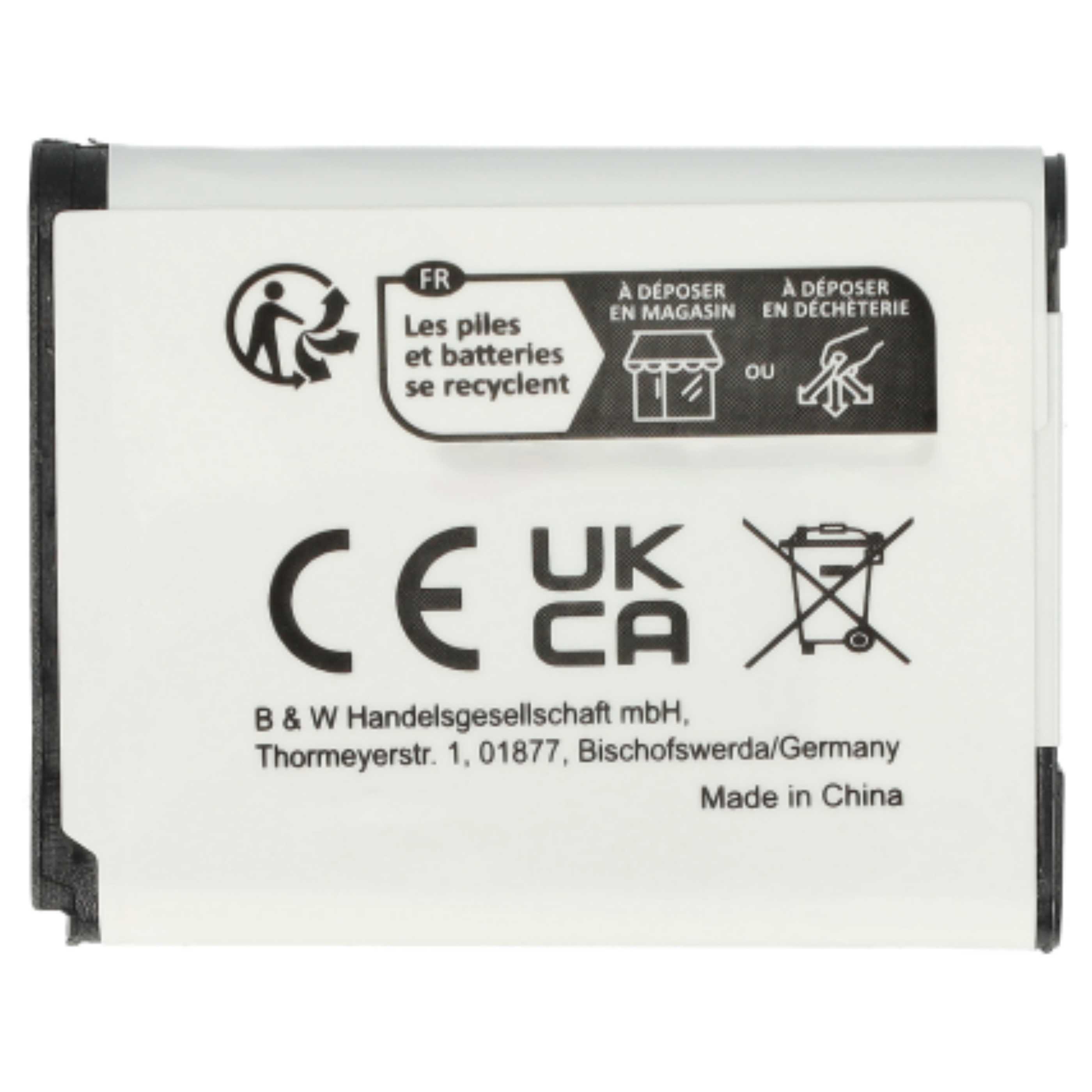 3x Battery replaces Nikon EN-EL19 - 600mAh, 3.7V, Li-Ion