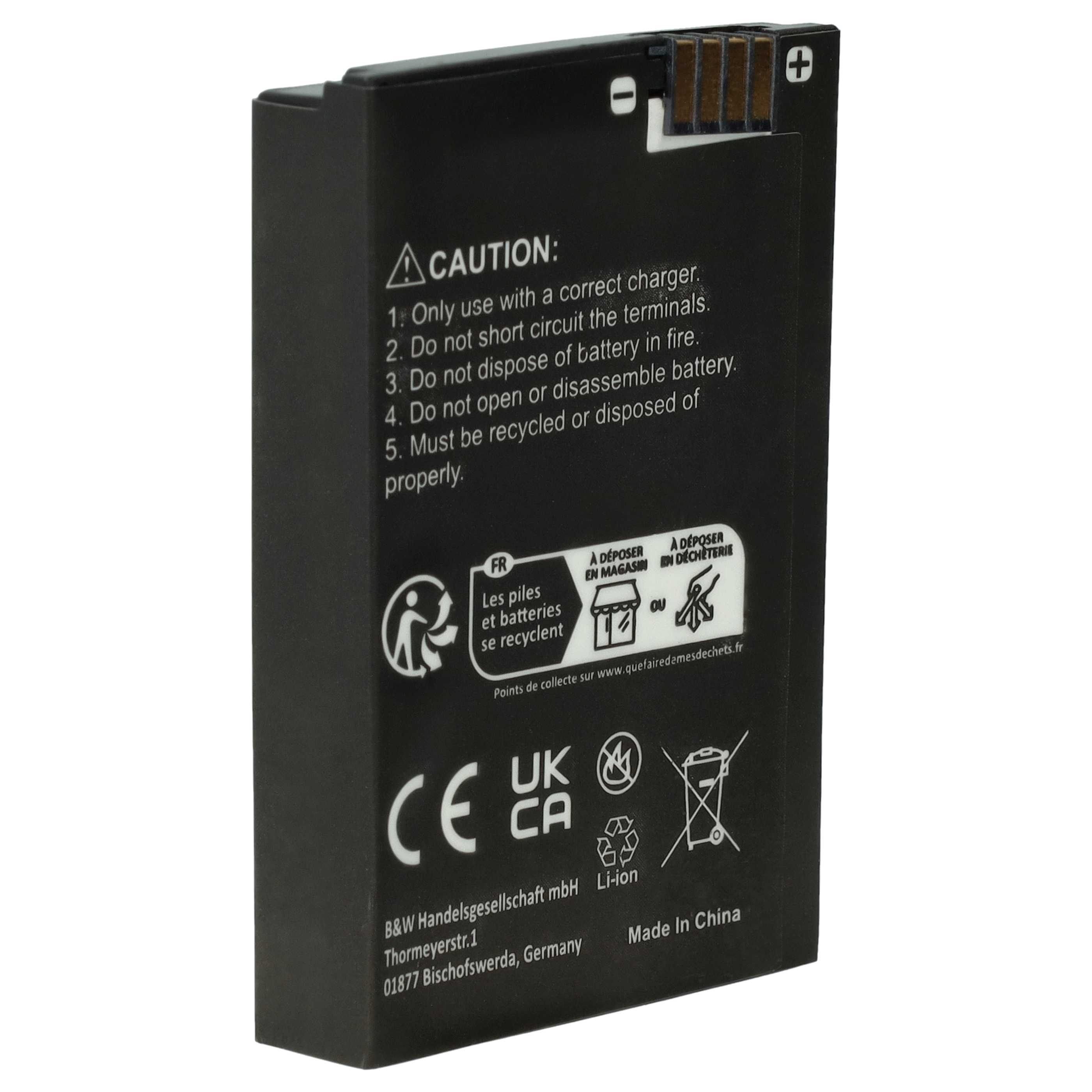 Akku (5 Stück) als Ersatz für Motorola BT110, BT90, HKLN4440B für Funkgerät - 2000mAh 3,7V Li-Polymer