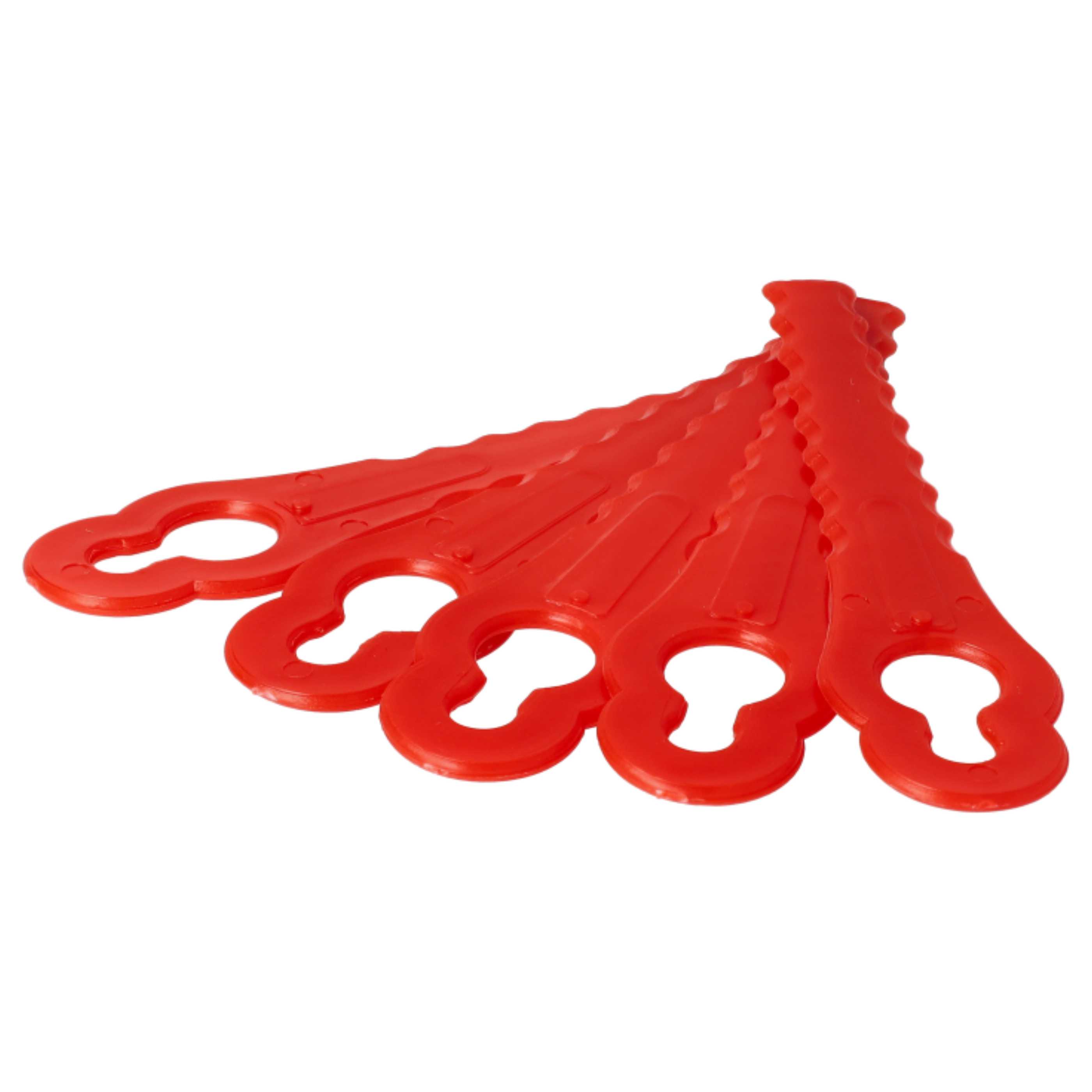 10x Lames remplace Güde 58586 pour débroussailleuse – Couteaux plastique, Rot
